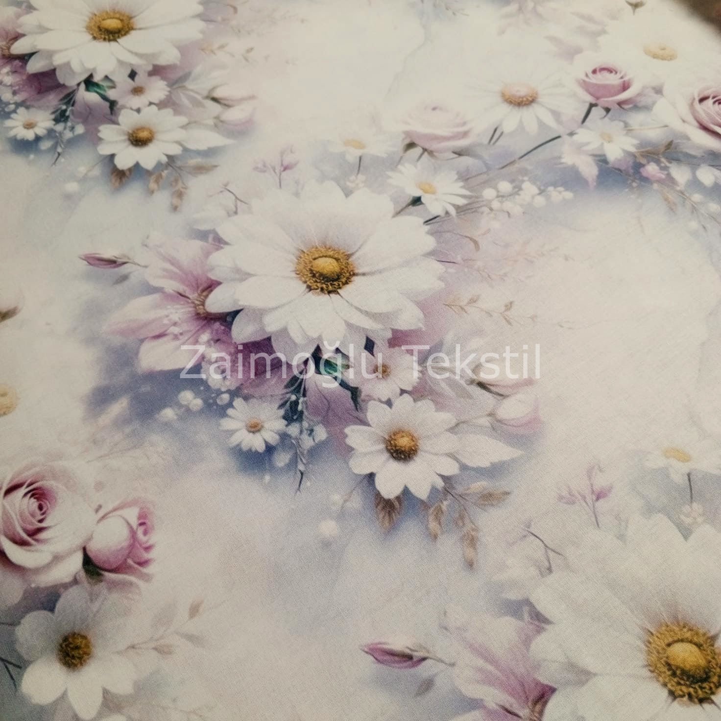 Dijital 3D Pigment Poplin Kumaş