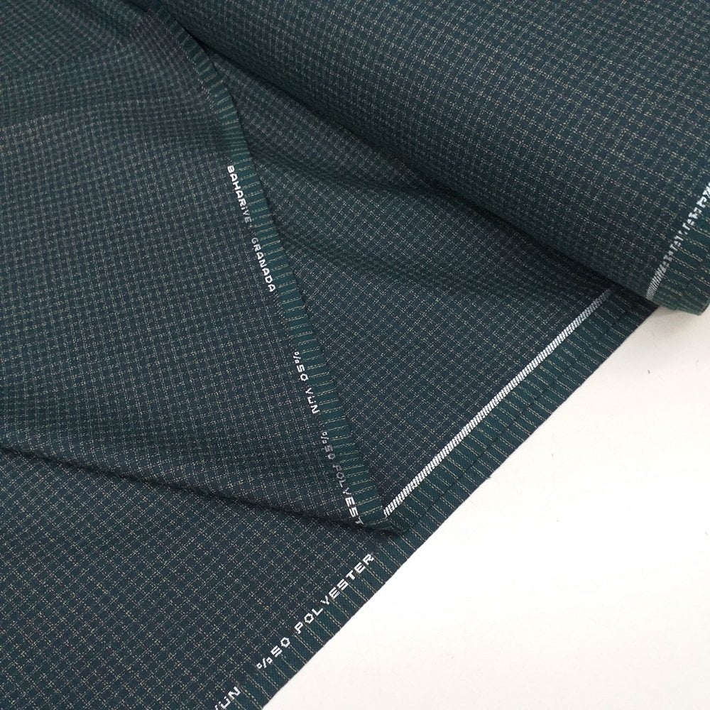 Bahariye Granado Kareli (Ekose) Yün Kumaş