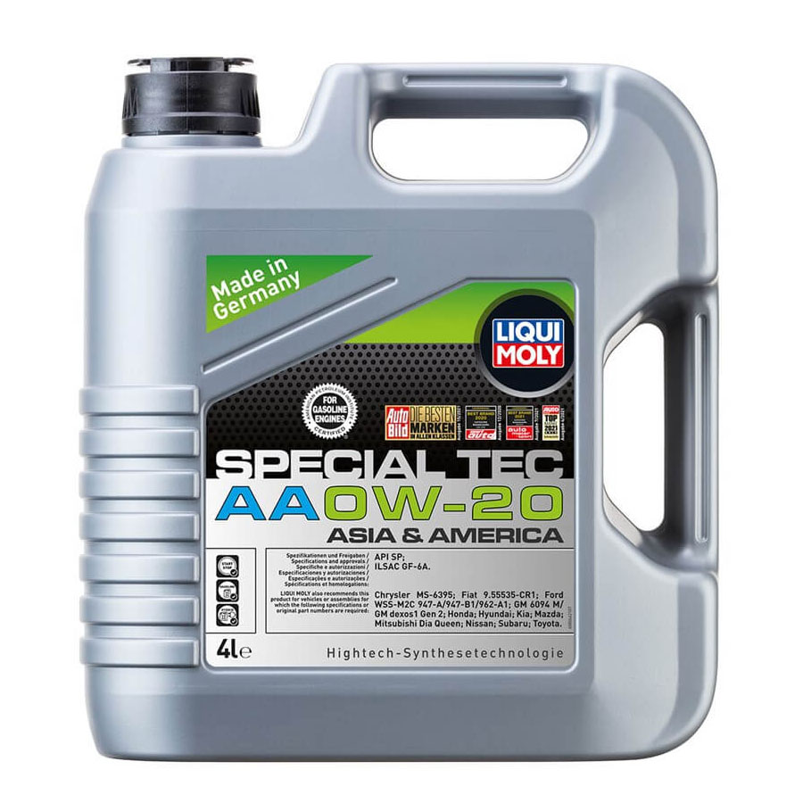LIQUI MOLY 0W20 Motor Yağı Special Tec AA 4 Litre
