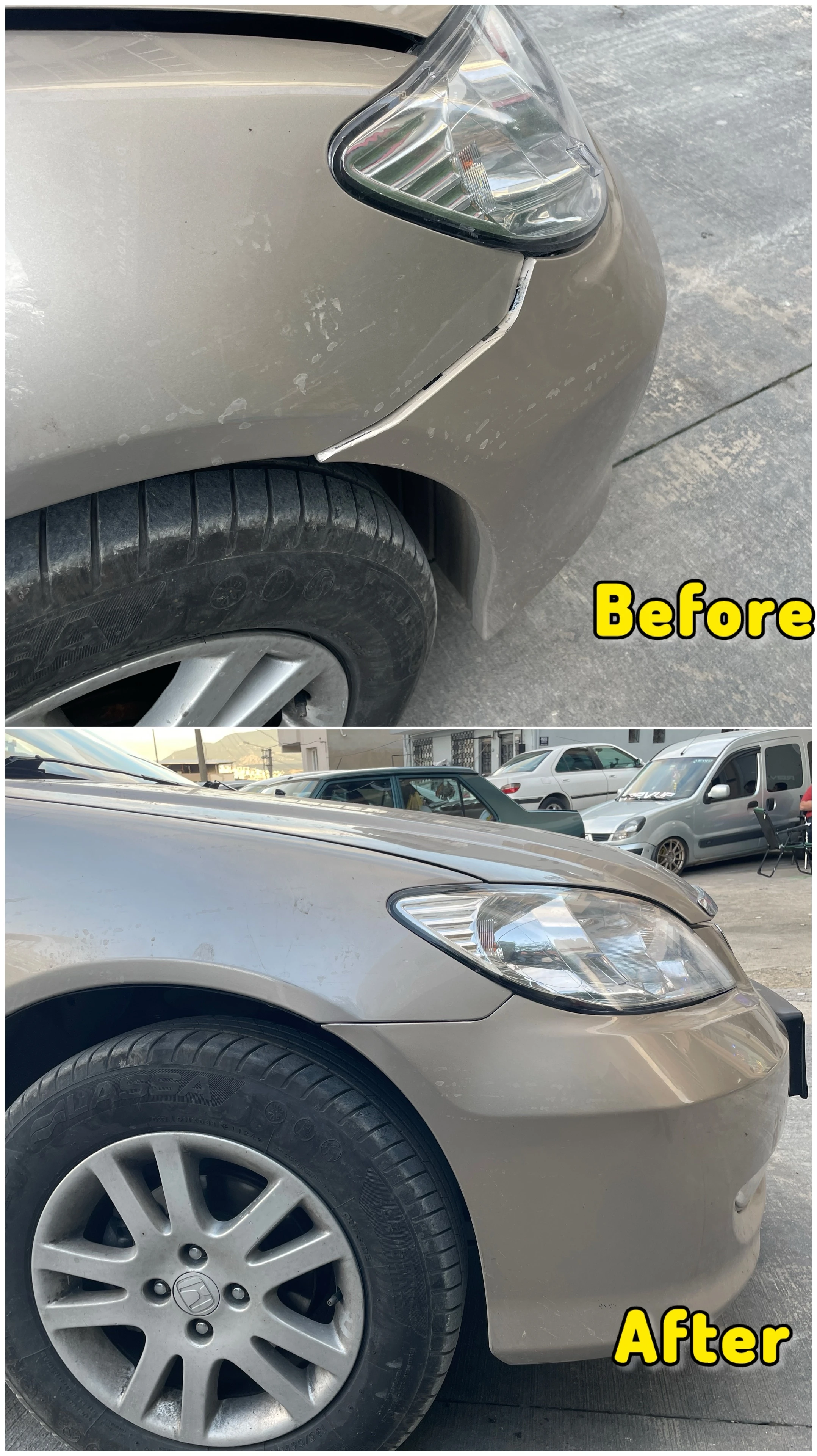 Honda Civic 7th 2004-2006 Front Bumper Reinforcement Bracket