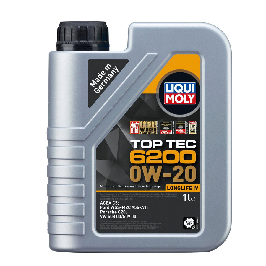 LIQUI MOLY 0W20 Motor Yağı Top Tec 6200 1 Litre