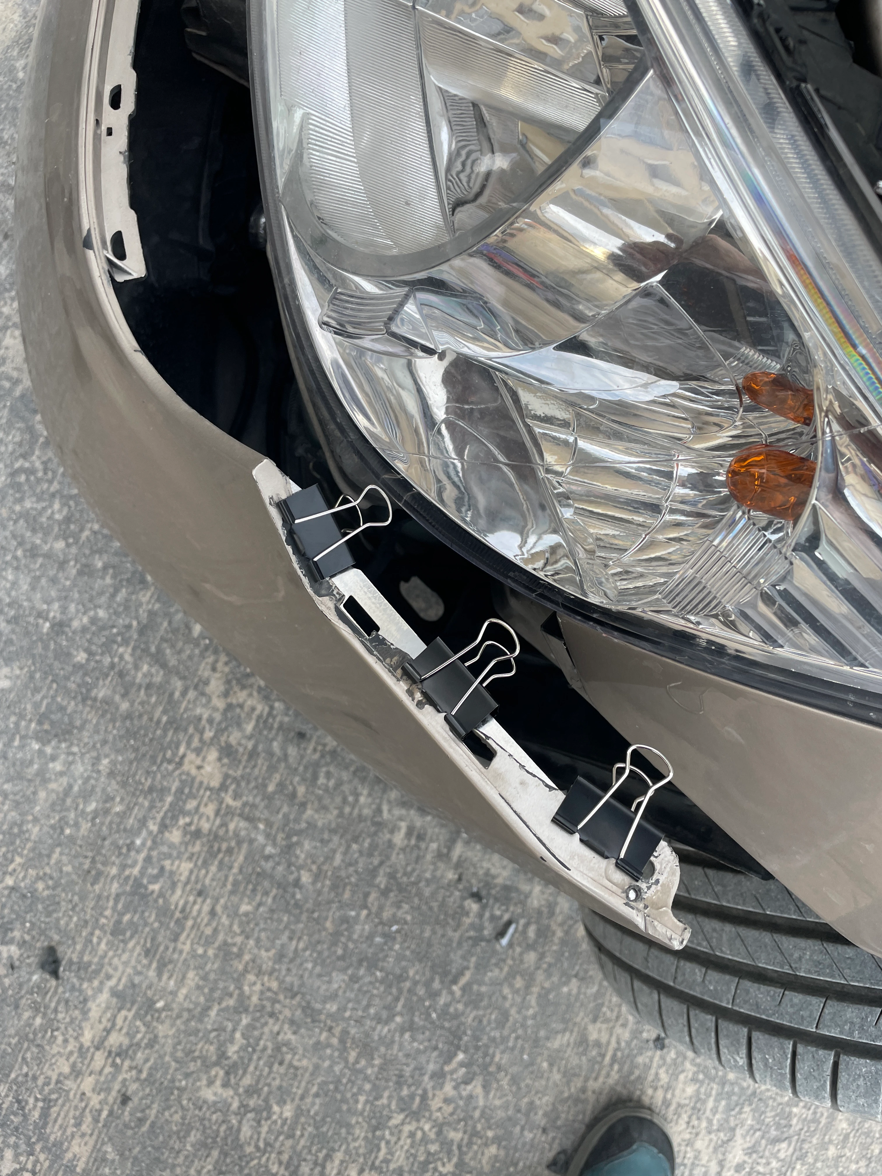 Honda Civic 7th 2004-2006 Front Bumper Reinforcement Bracket