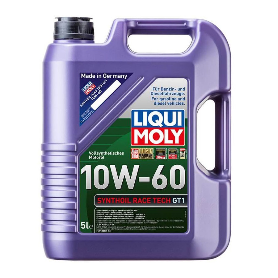 LIQUI MOLY 10W60 Motor Yağı Synthoil Race Tech GT1 5 Litre