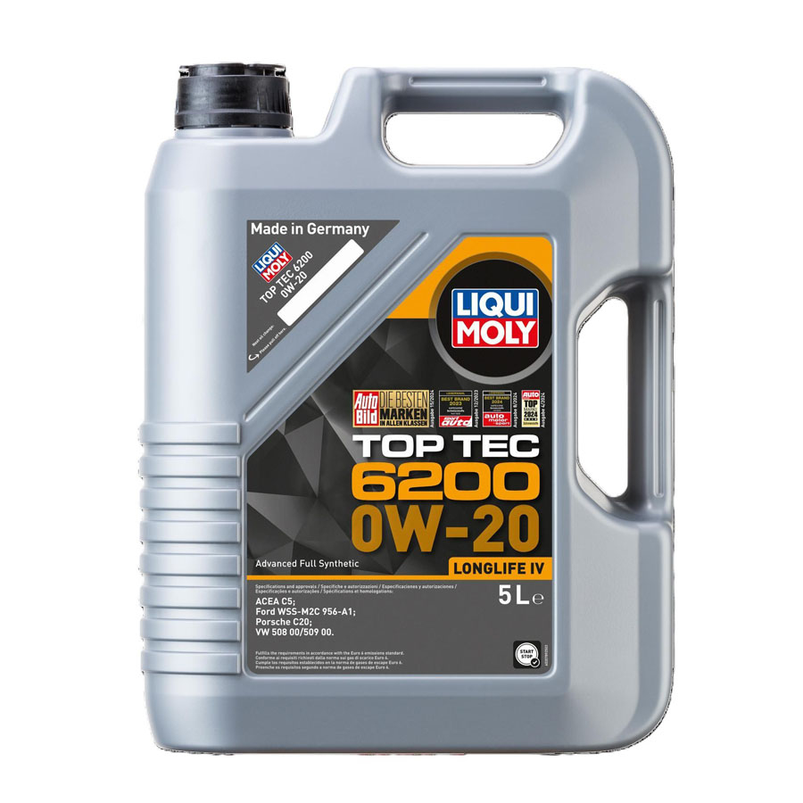 LIQUI MOLY 0W20 Motor Yağı Top Tec 6200 5 Litre