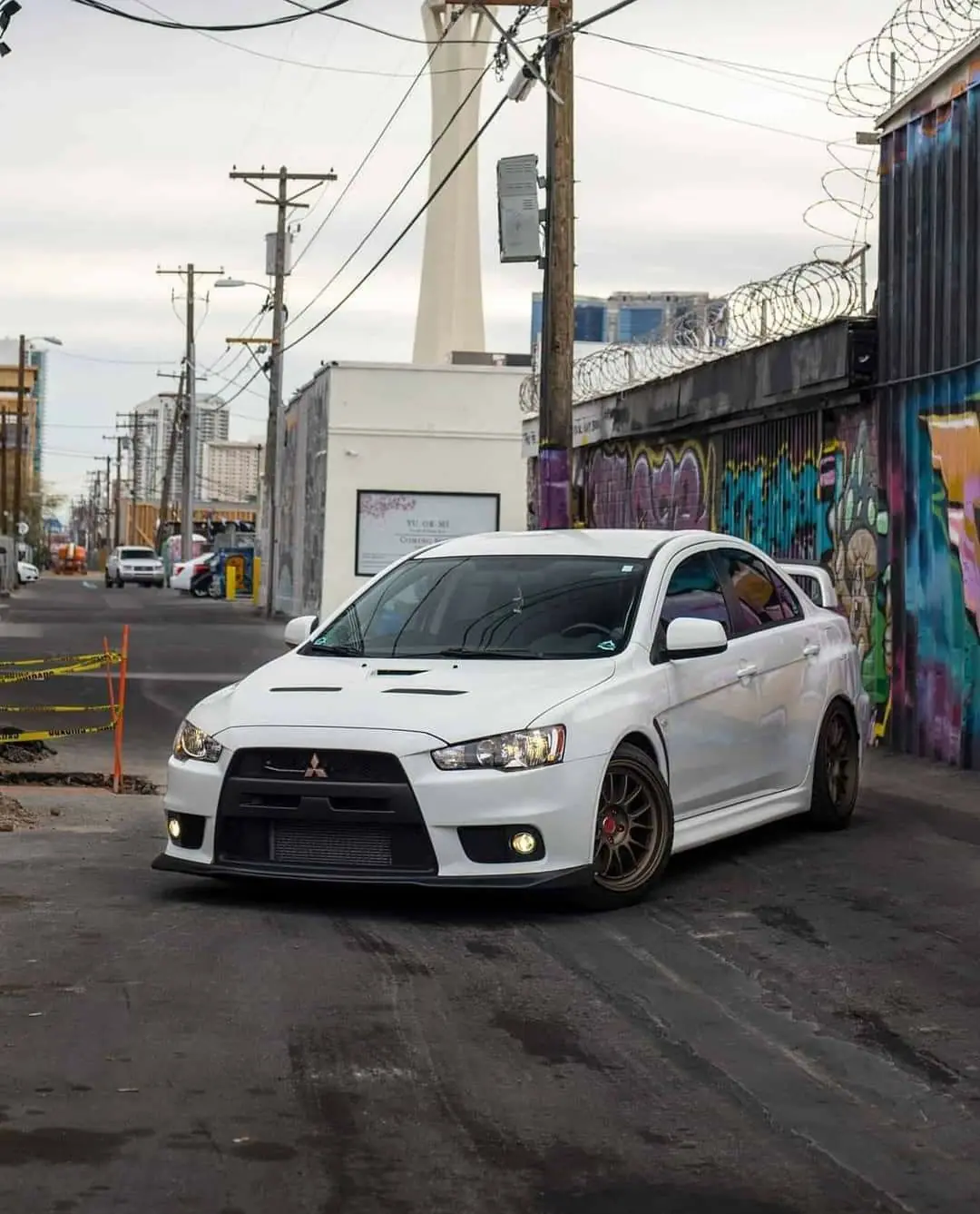 Lancer Set Lancer (EVO) X 2007-2017 Front Bumper Reinforcement Bracket Set