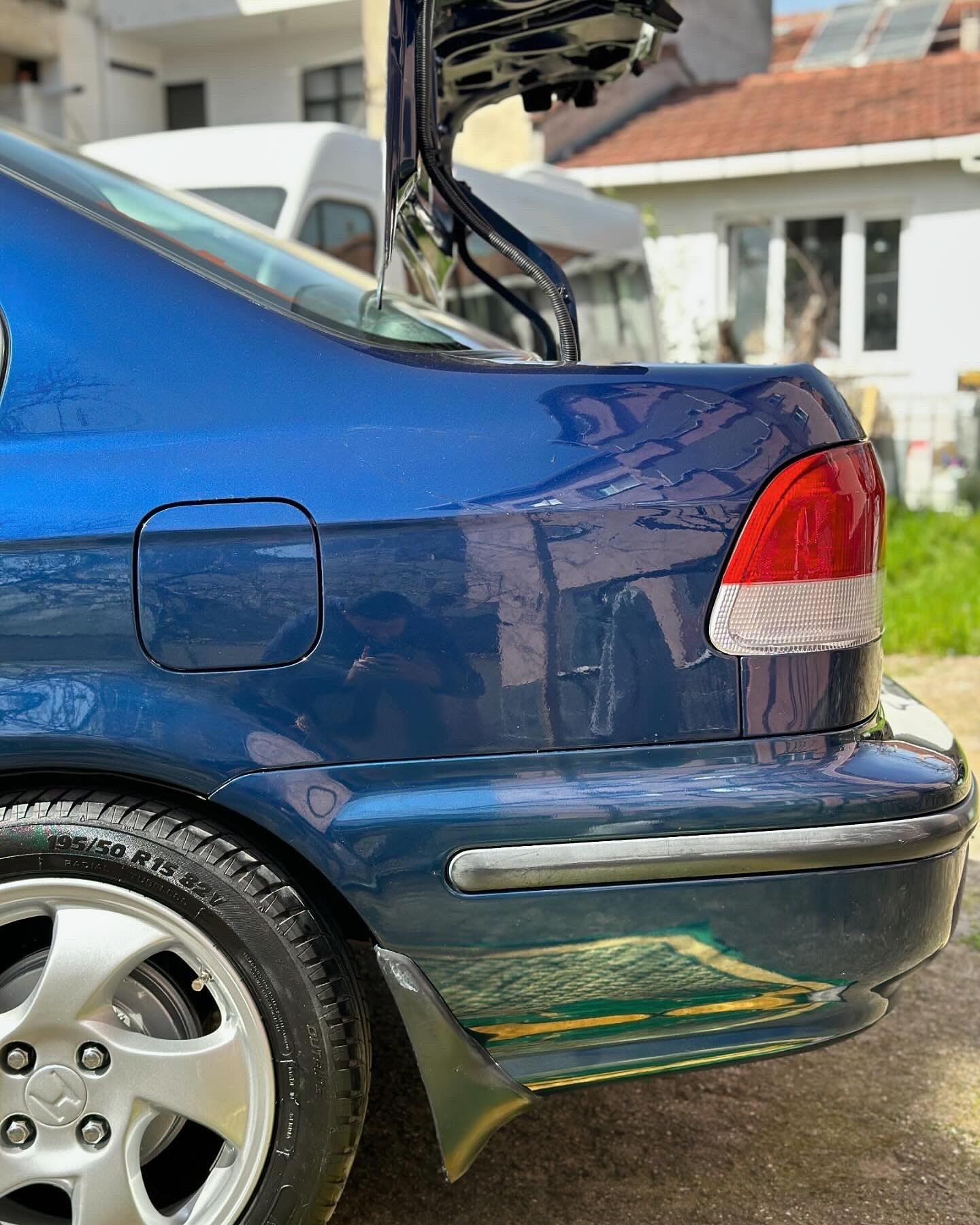 Soporte de refuerzo del parachoques trasero del Civic EK/EJ/EM Sedan/Coupe