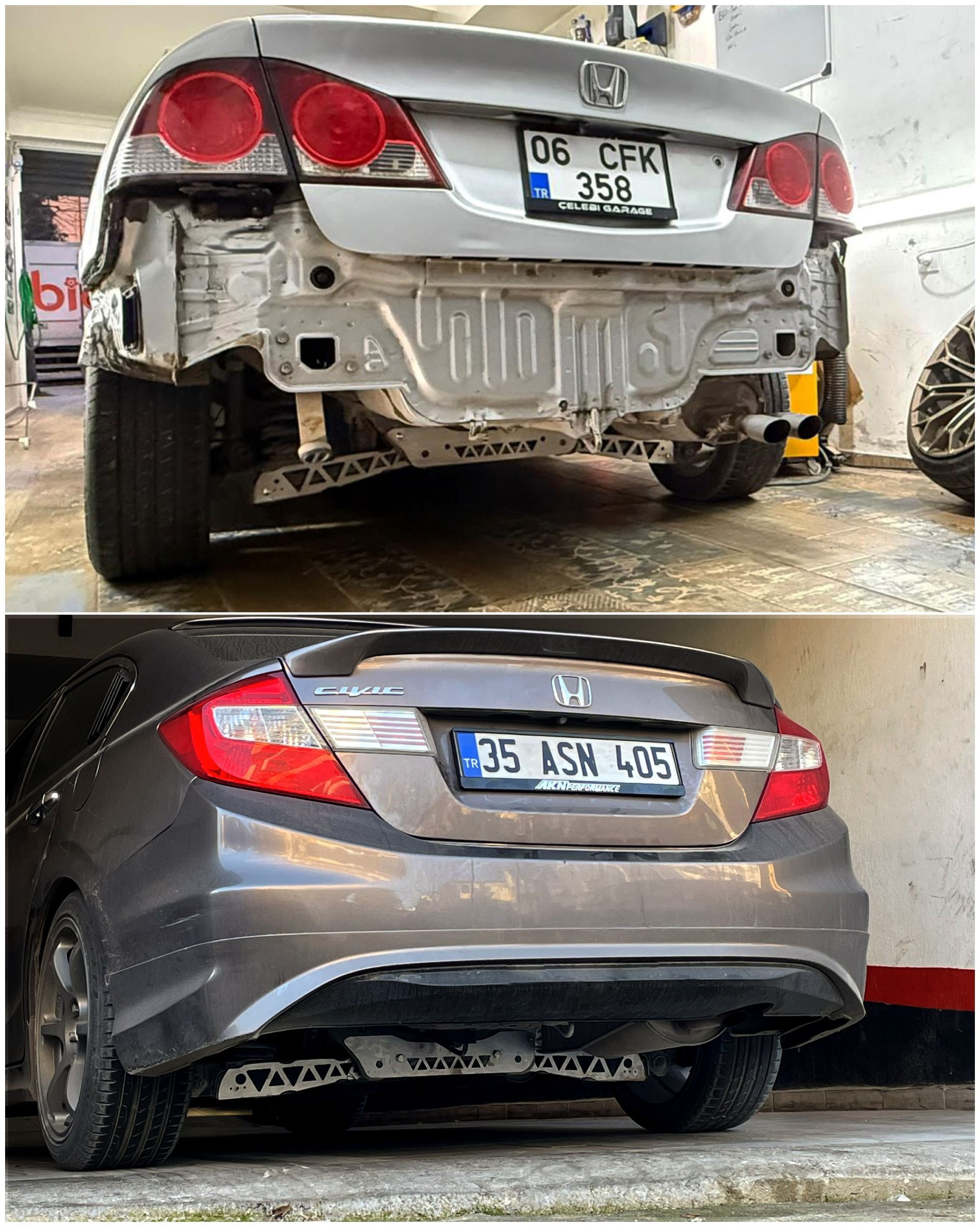 Honda Civic FD6/FB7 Arka Taşıyıcı Kaplaması