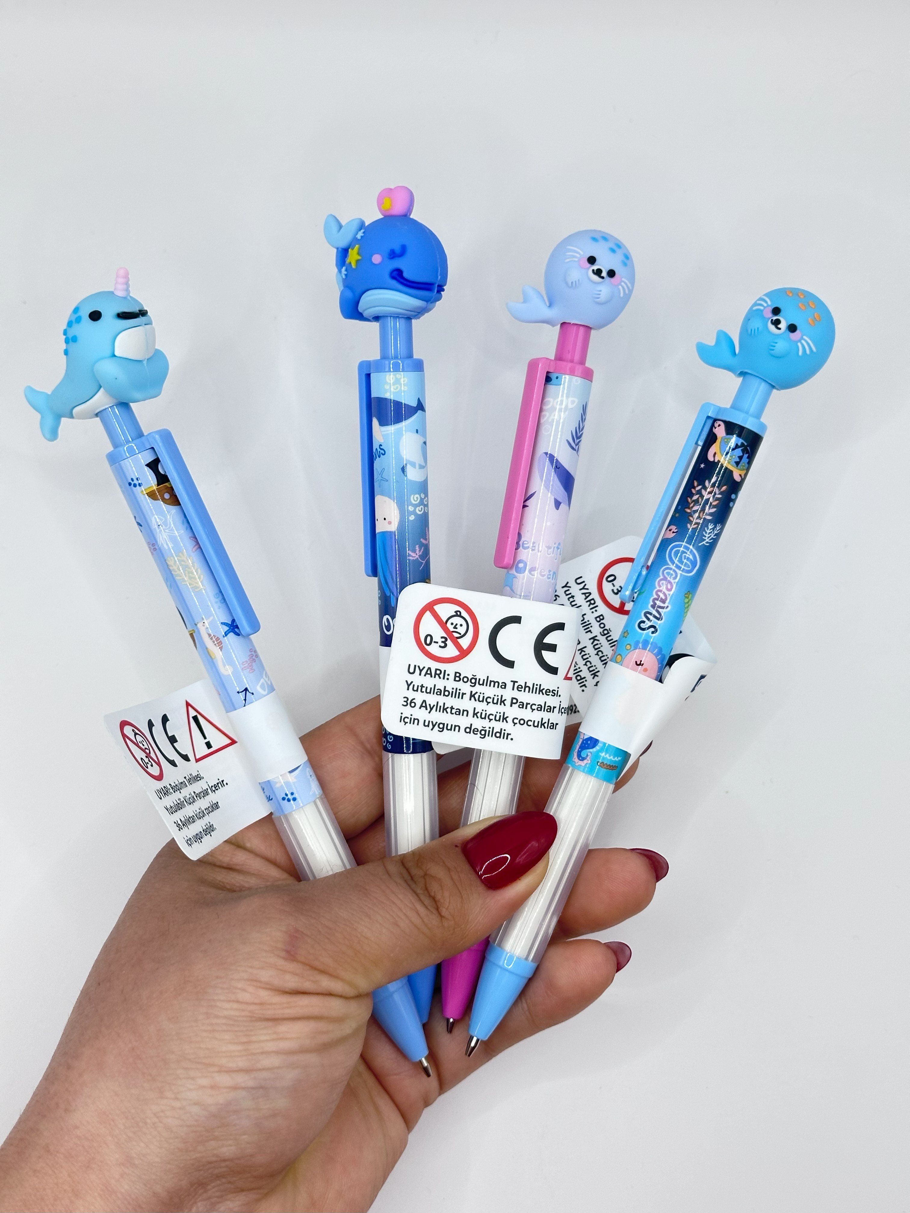 Gıpta Versatil Uçlu Kalem Sea Animals 0.7 mm Koyu Mavi Fok Balığı