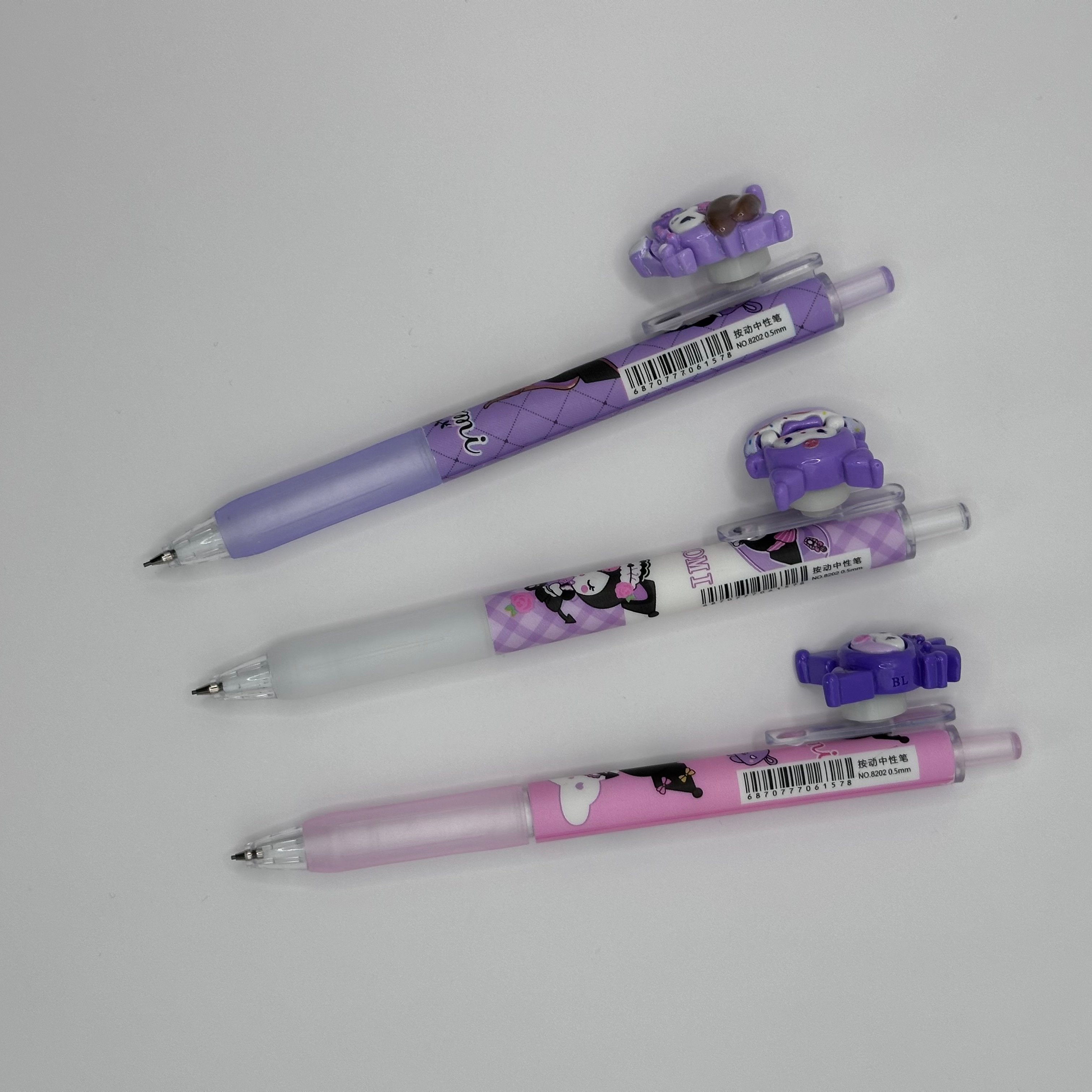Dönen Başlıklı Kuromi 0.5 mm Uçlu Versatil Kalem