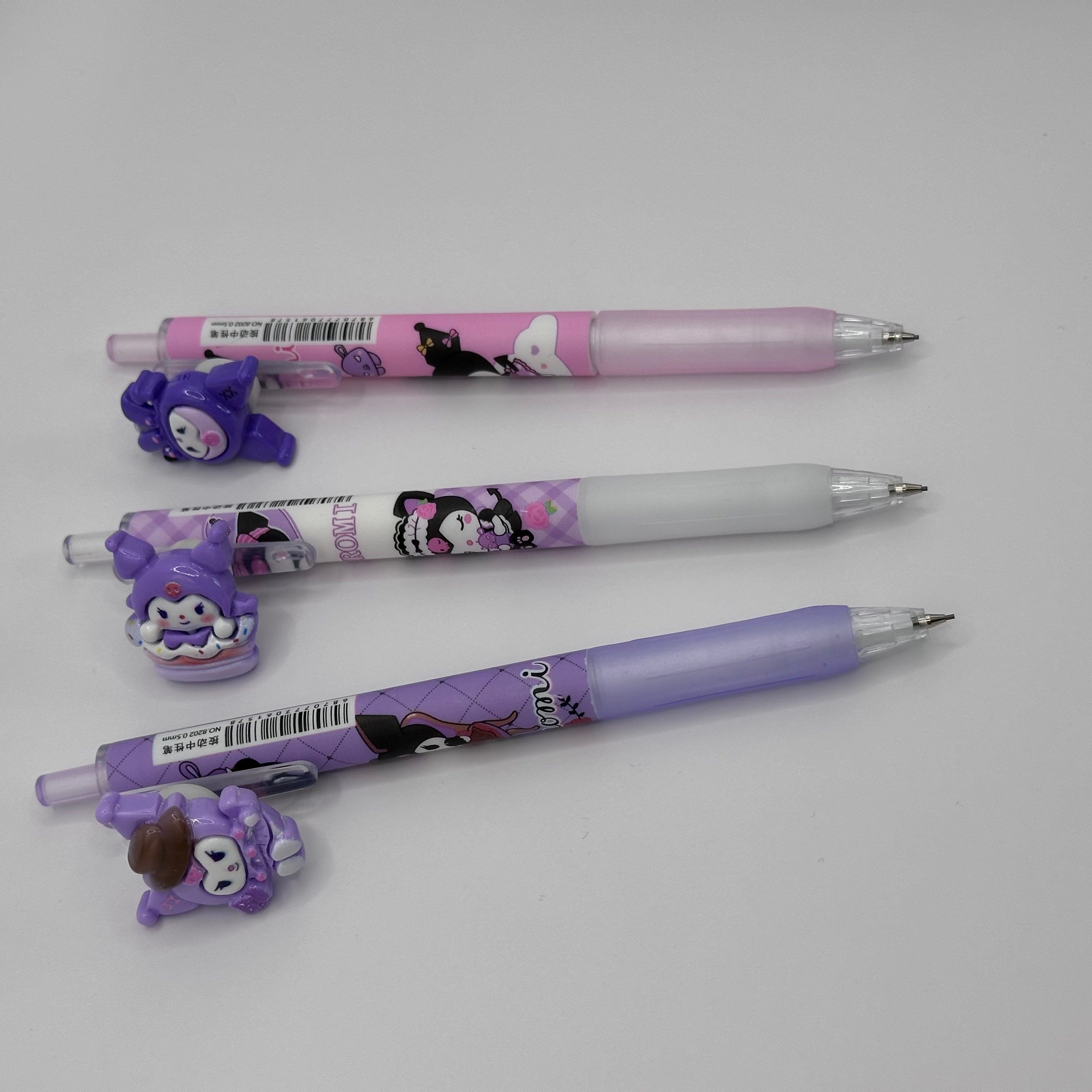 Dönen Başlıklı Kuromi 0.5 mm Uçlu Versatil Kalem