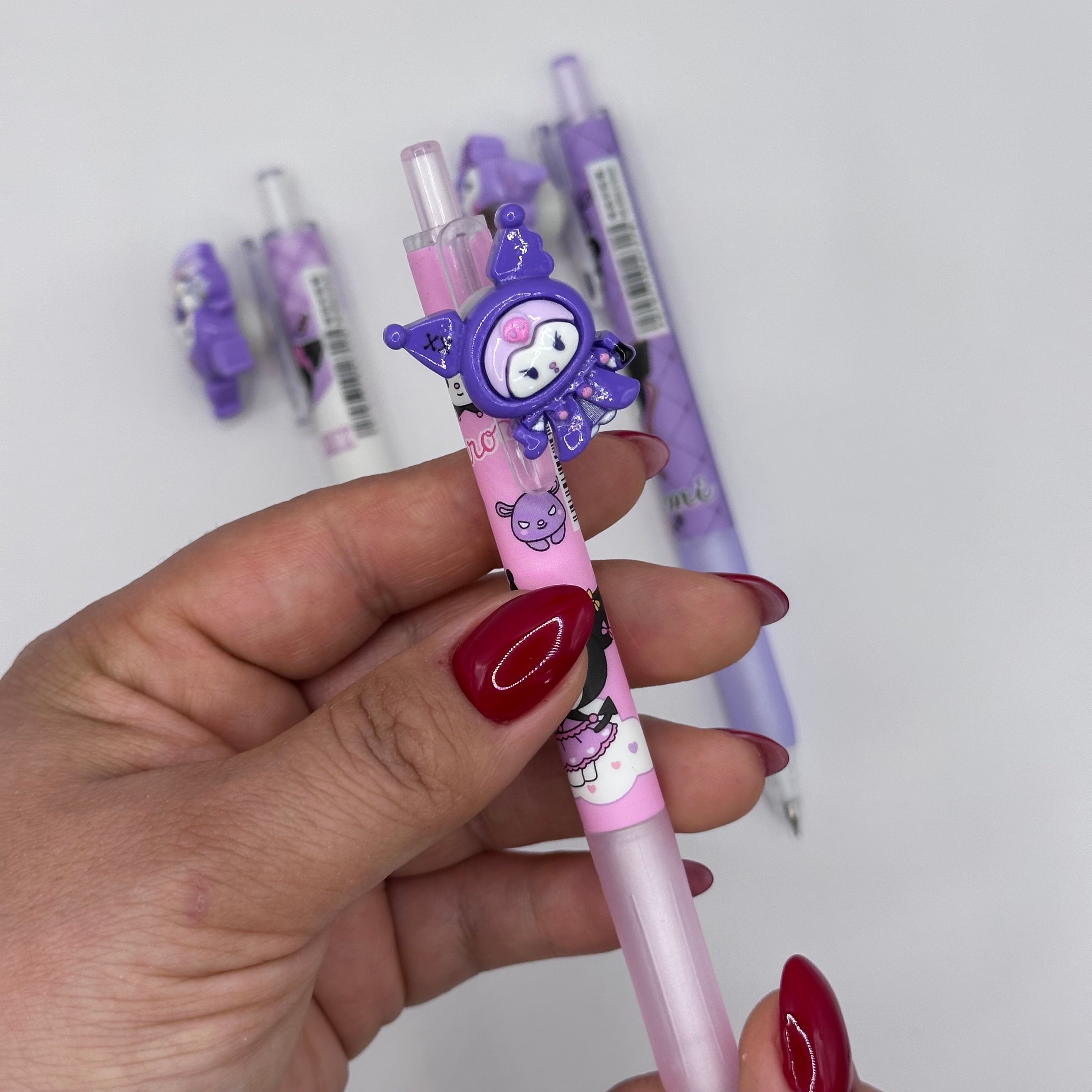 Dönen Başlıklı Kuromi 0.5 mm Uçlu Versatil Kalem