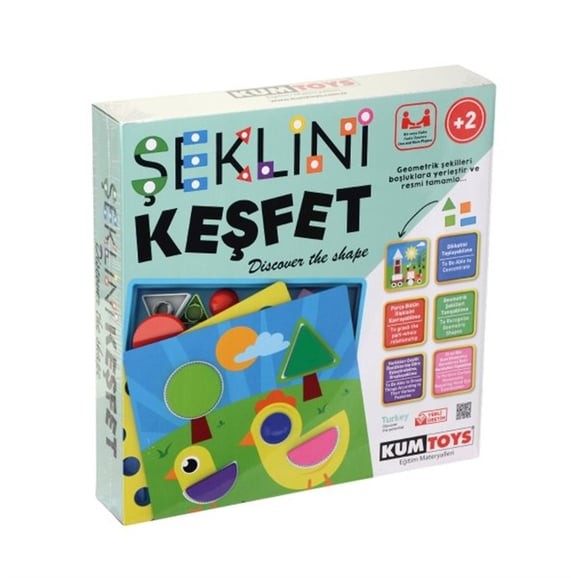 Kumtoys Şeklini Keşfet Zeka Oyunu