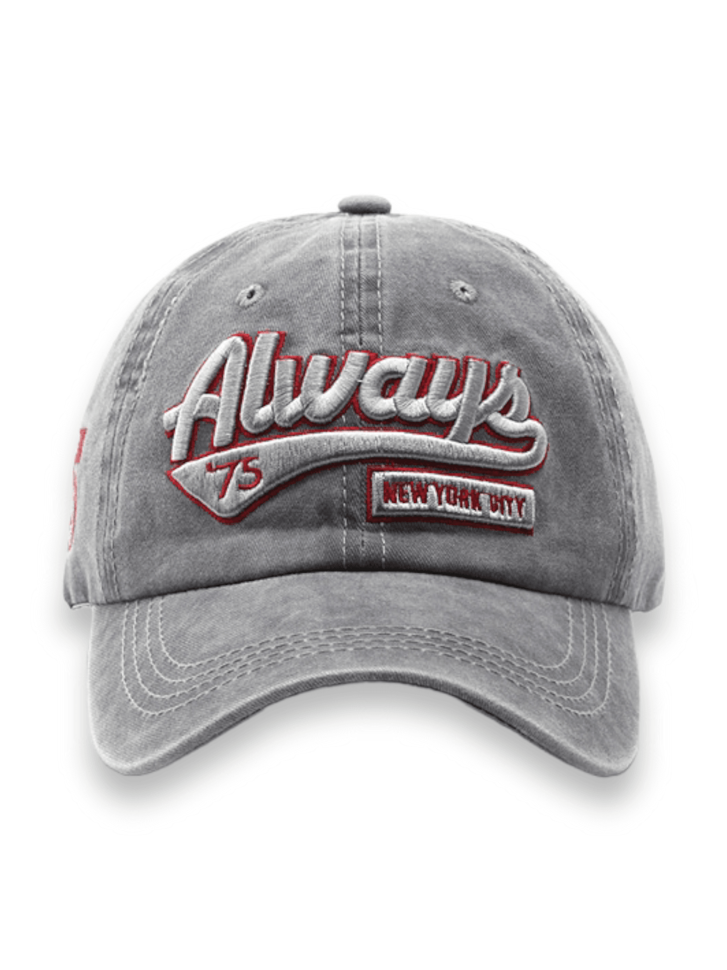 Always Yazılı Eskitme Şapka - 1