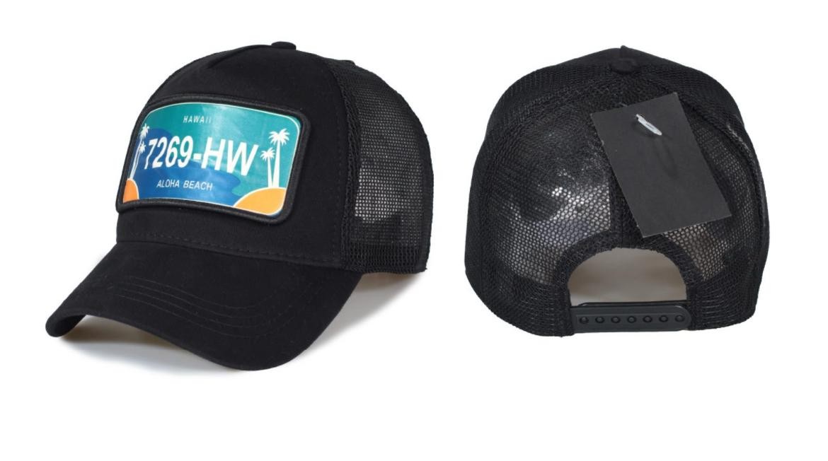Hawaii Siyah Şapka
