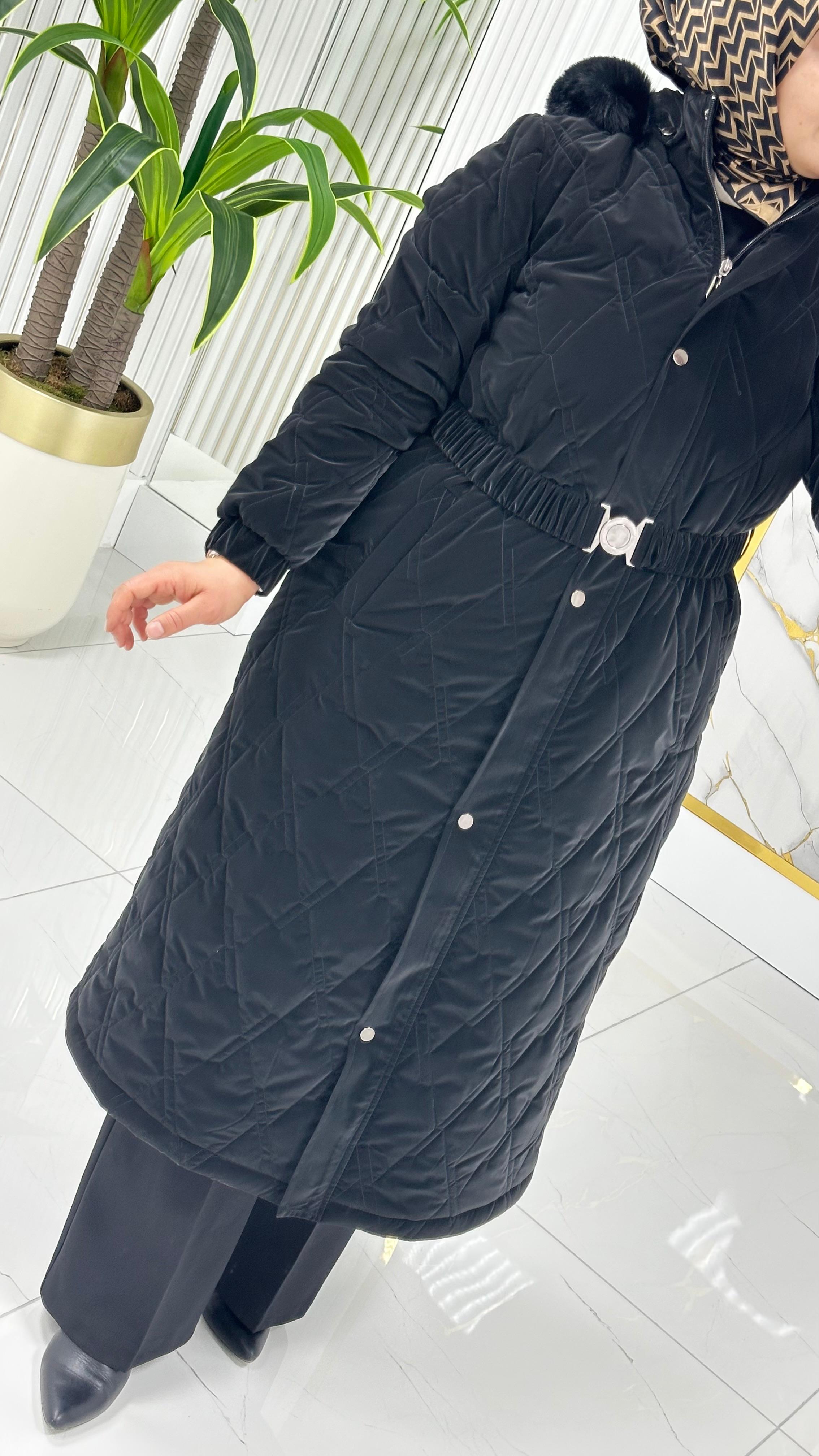 ÇINAR ÖZKAN KEMER DETAYLI KAPİTONE MONT 2289