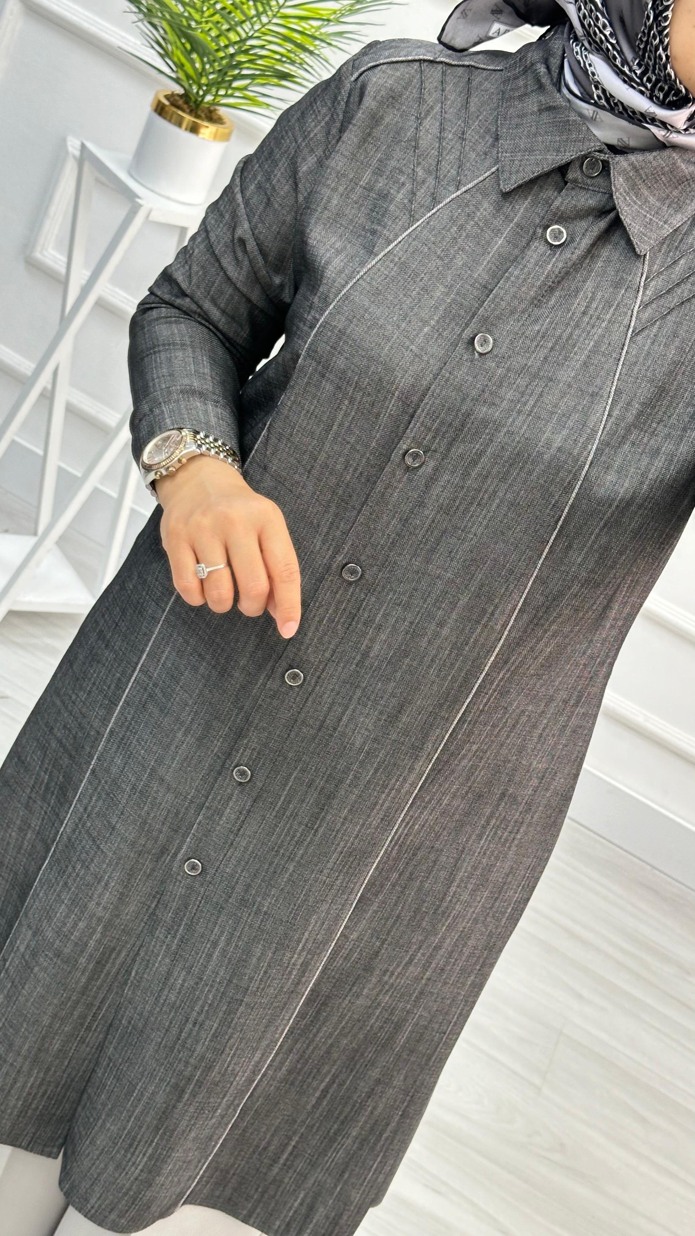 Wonna Tencel Biye Detaylı Tunik 2826