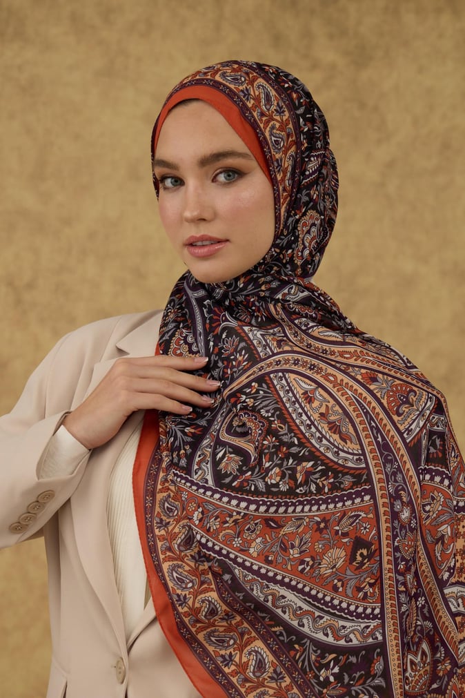 Etro Etnik Desen Soft Pamuk Şal İpekhan 012