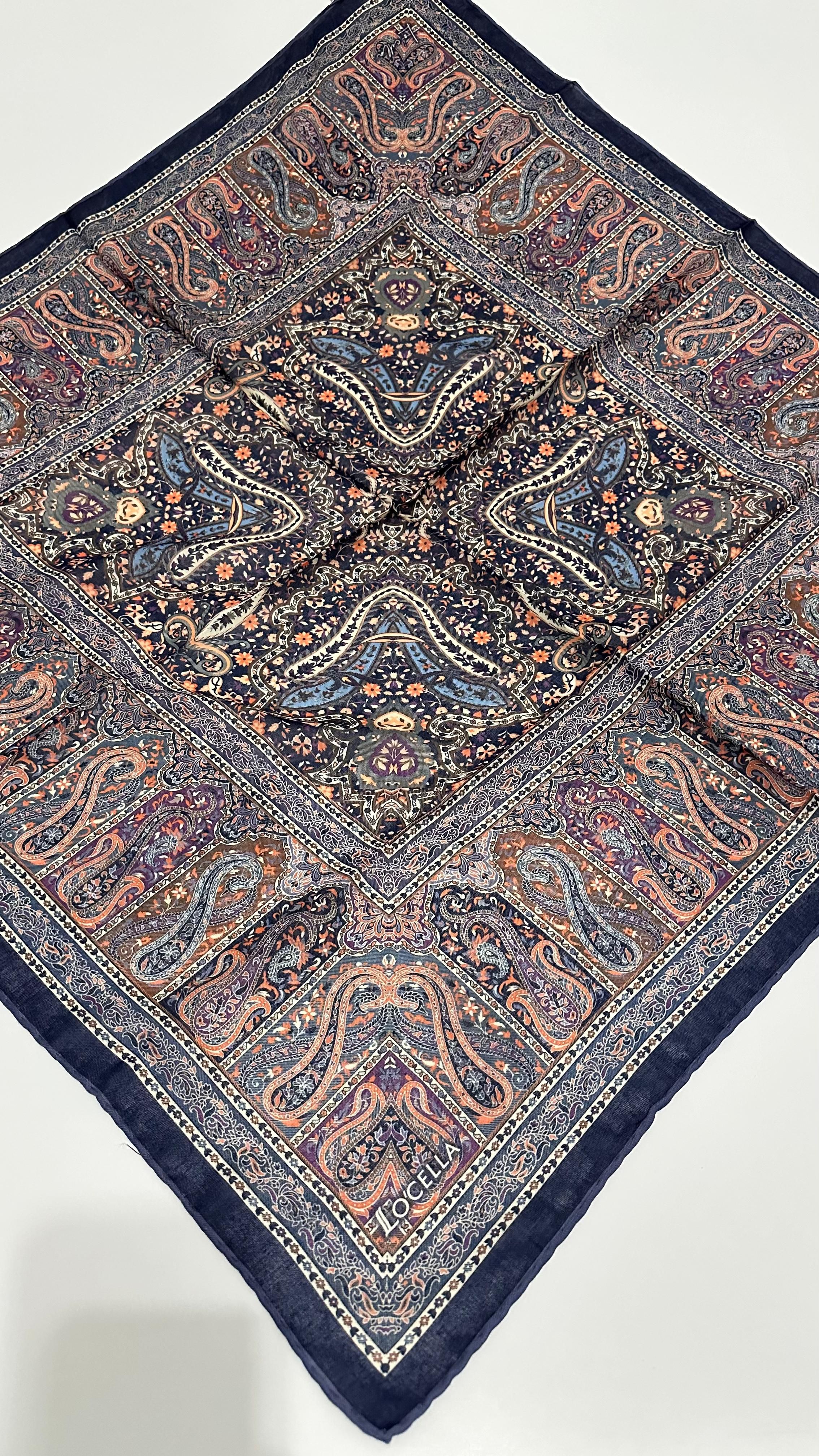 Etro Etnik Desen Soft Eşarp Locella 1442