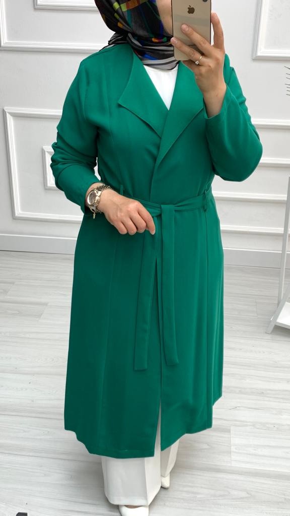 Beli Kemerli Giy Çık Benetton Yeşili 1162