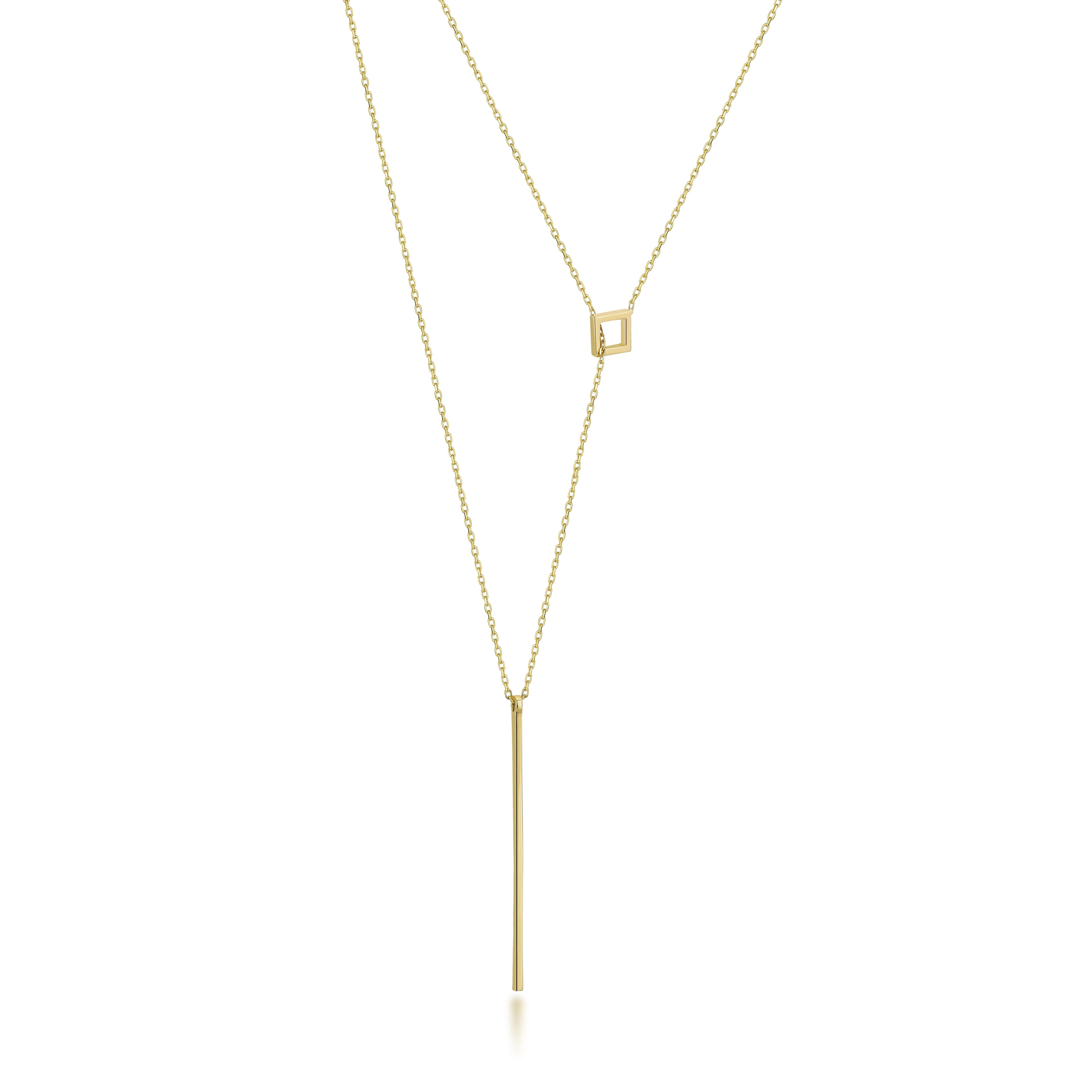 Geometric Charm Necklace