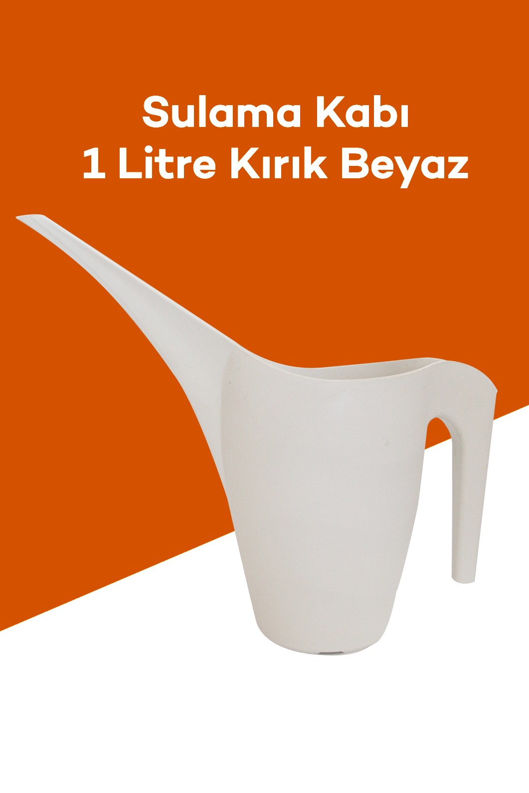 Sulama Kabı 1 Litre Kırık Beyaz