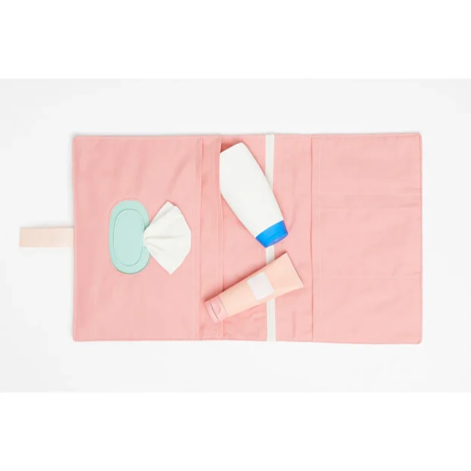 NGN COLLECTİON Bebek Alt Açma Bakım Çantası Organizeri Fermuarlı(Pembe)