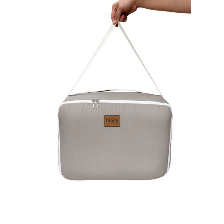 NGN COLLECTİON Çantalı Baby Nest Bebek Çantası Taşınabilir(Bej)