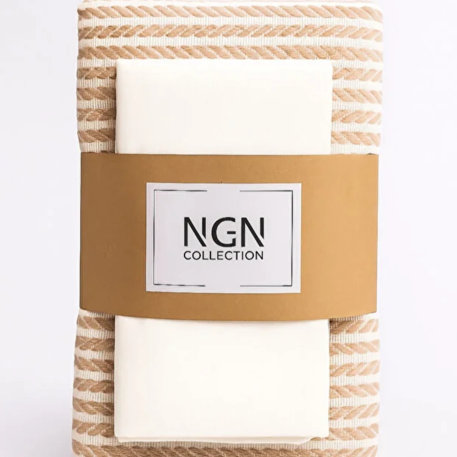 NGN COLLECTİON Bebek&Çocuk Pike Seti Poplin Pamuklu Kumaş Lastikli Çarşaf ve Yastık Kılıfı