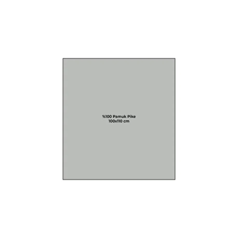 NGN COLLECTİON %100 Pamuk Örgü Desenli Pike 100x110 cm – Bebek ve Çocuk Battaniyesi