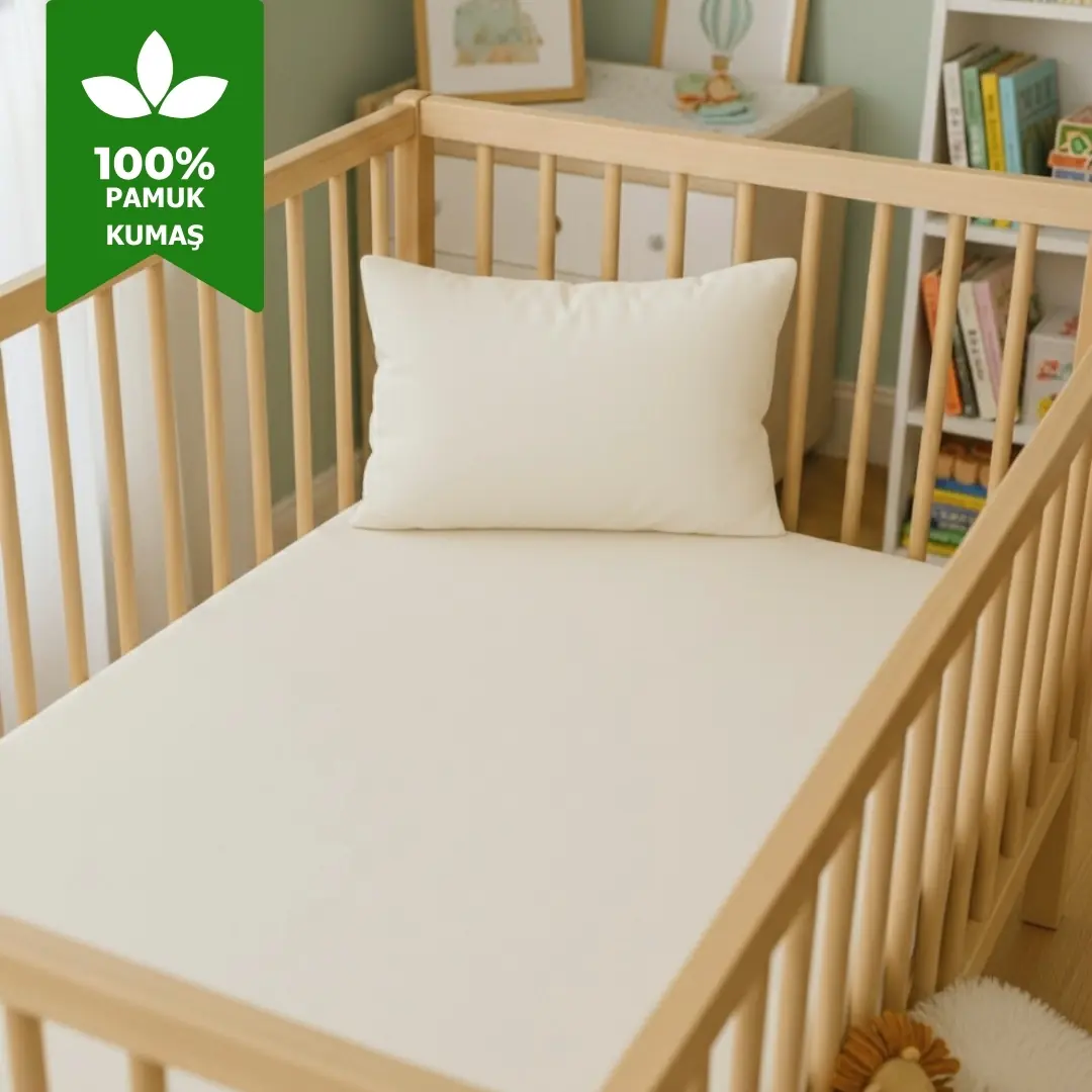 %100 pamuk çarşaf ve yastık kılıfı seti