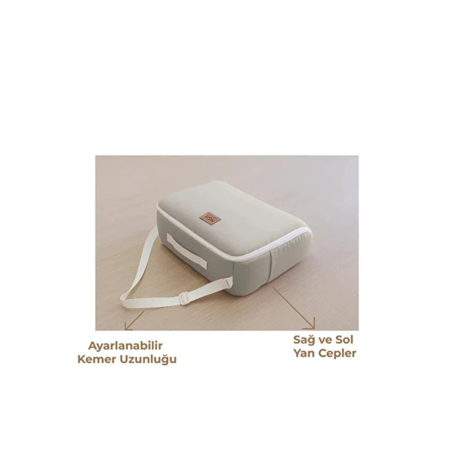 NGN COLLECTİON Çantalı Baby Nest Bebek Çantası Taşınabilir(Bej)