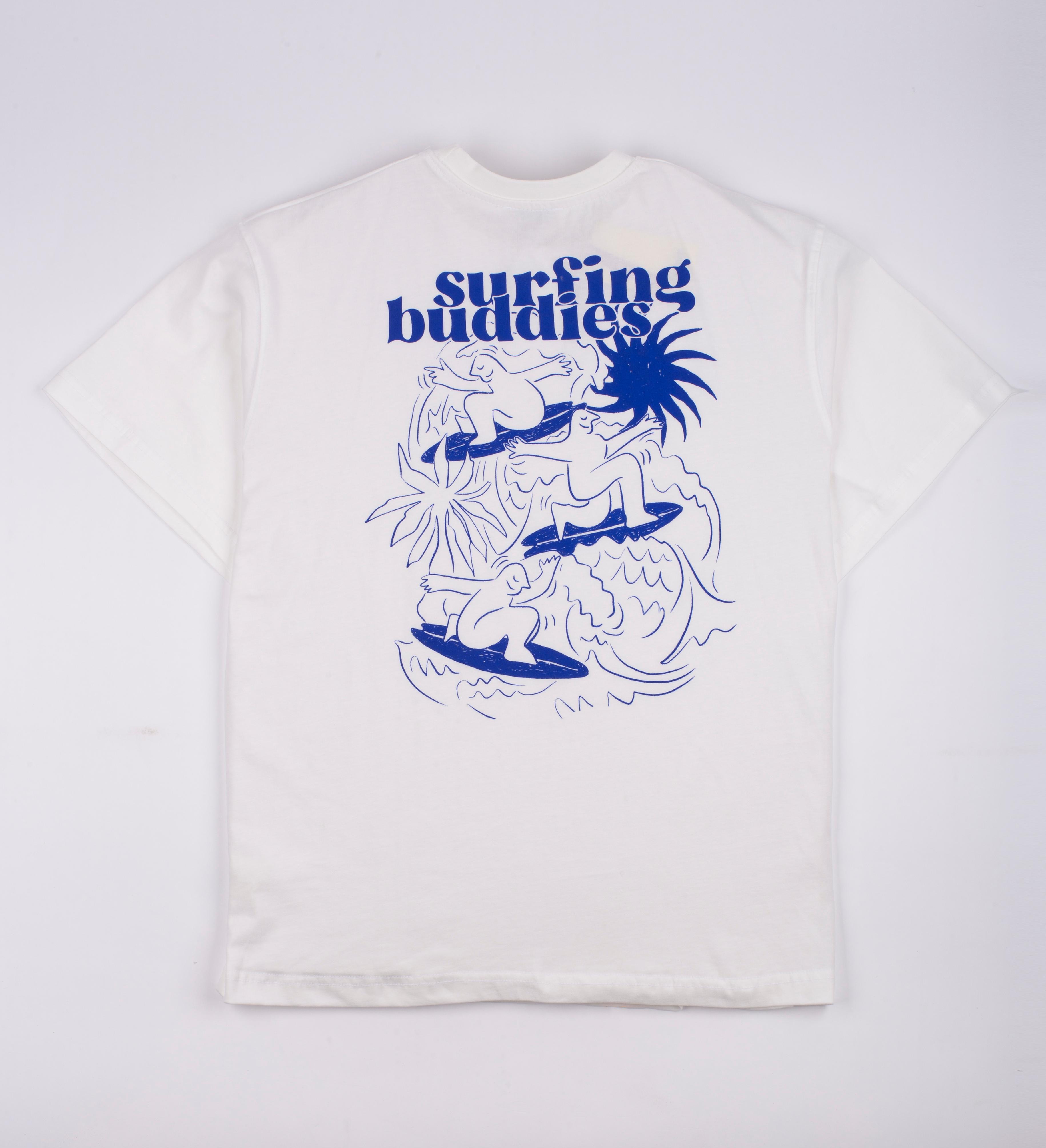 Surfing Buddies Relax Fit Unisex T-shirt