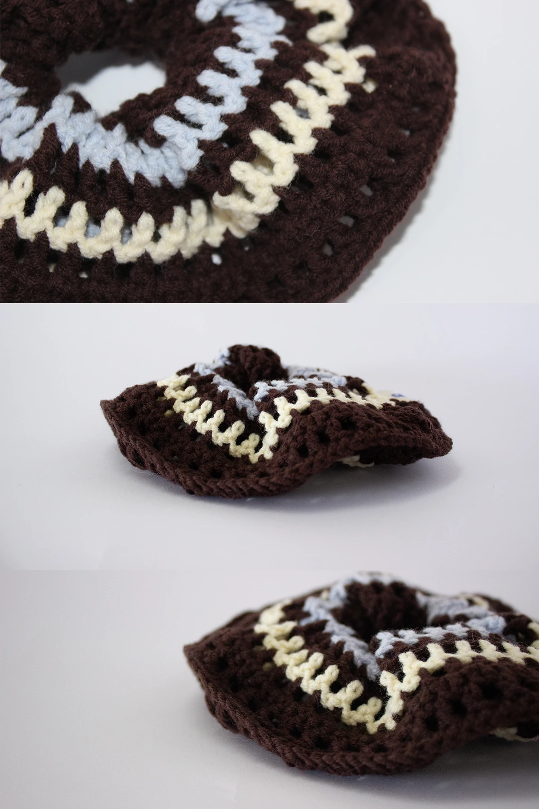 Donut Kroşe Toka - Dark Brown