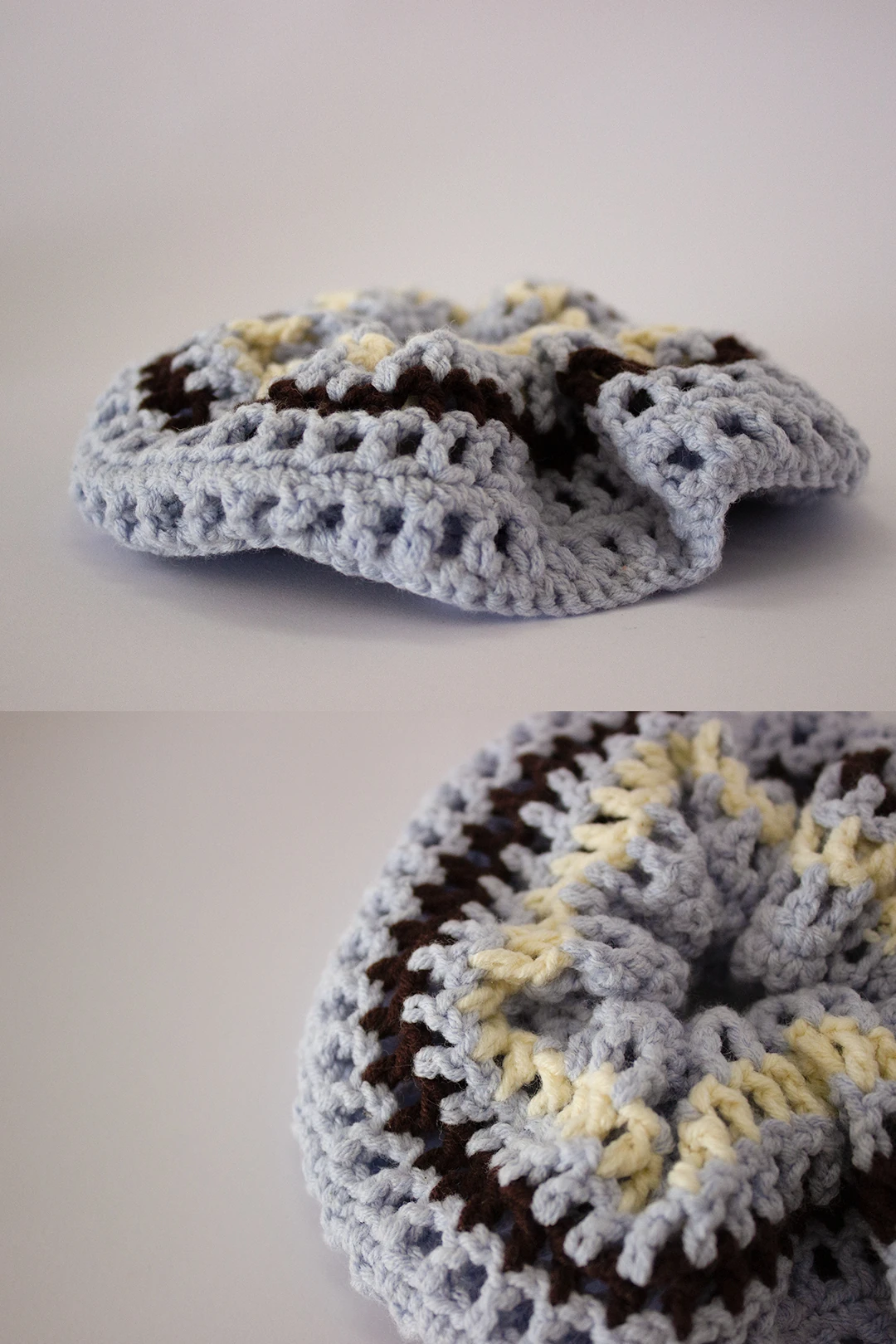 Donut Kroşe Toka - Ice Blue