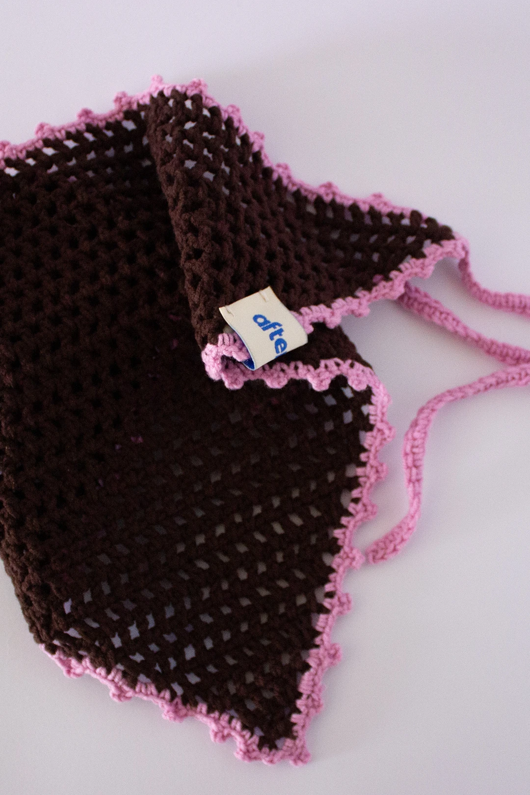 Waffle Kroşe Bandana - Dark Brown