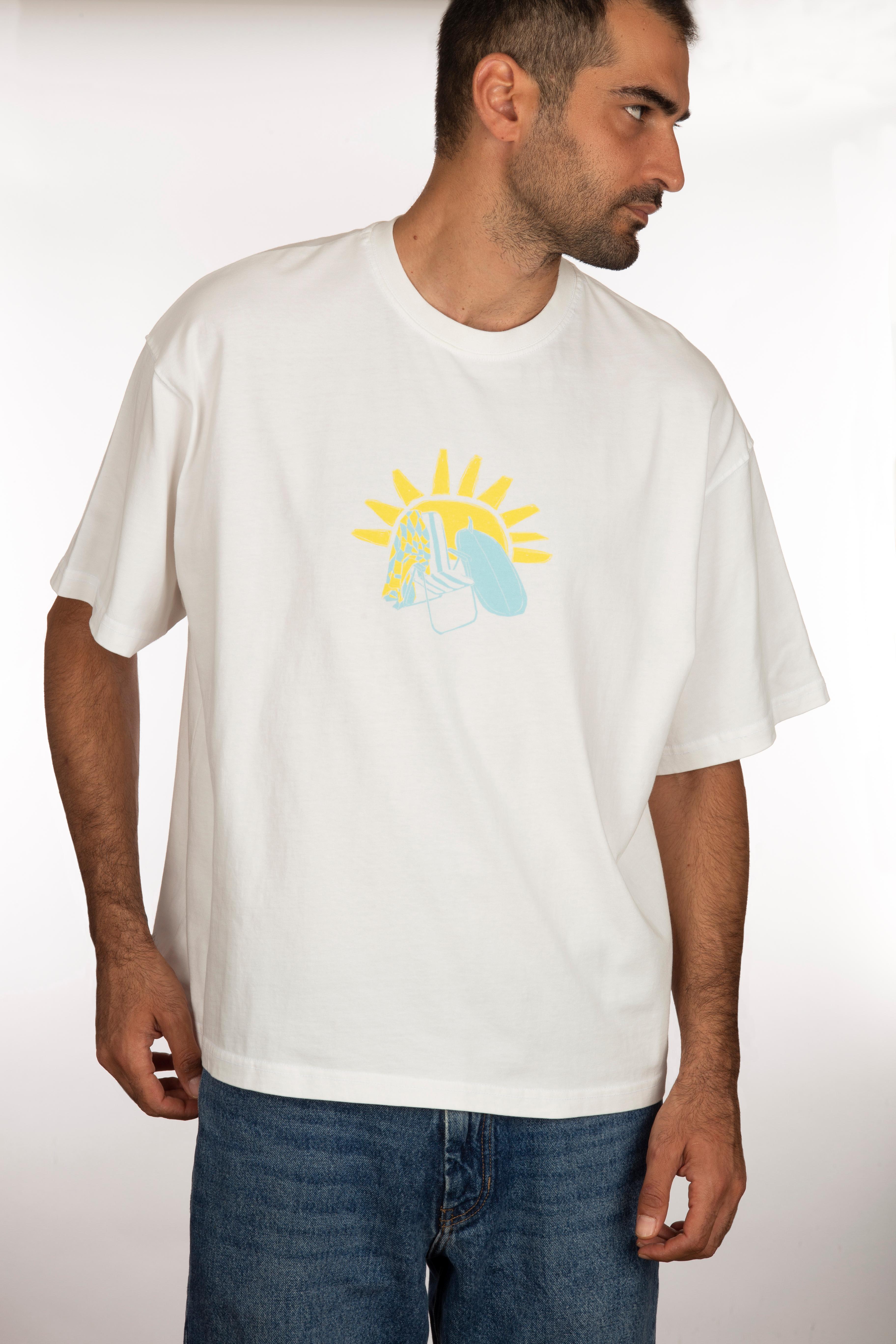 Sunset Oversized Unisex T-shirt