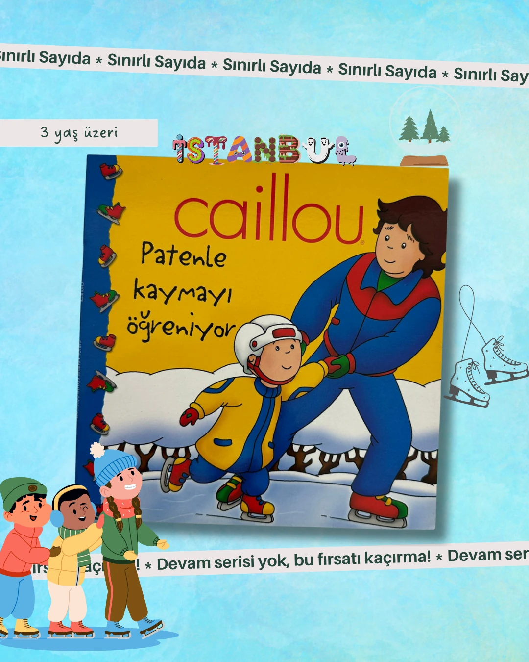 Caillou’nun En Tatlı 3 Macerası Tek Set’te!