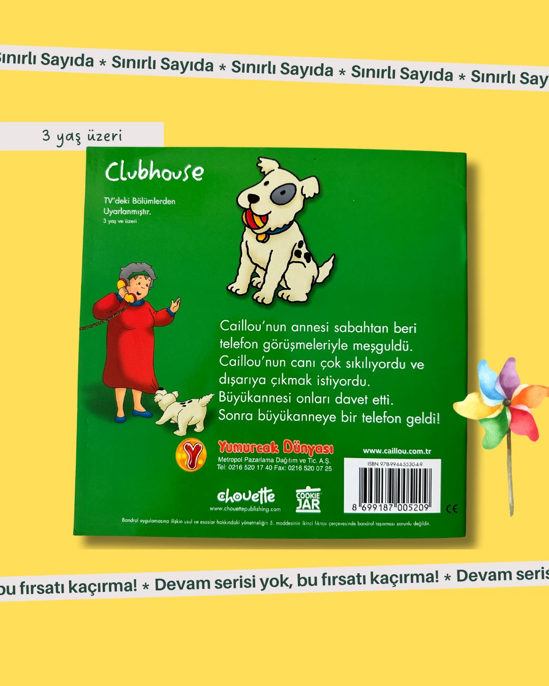 Caillou’nun En Tatlı 3 Macerası Tek Set’te!