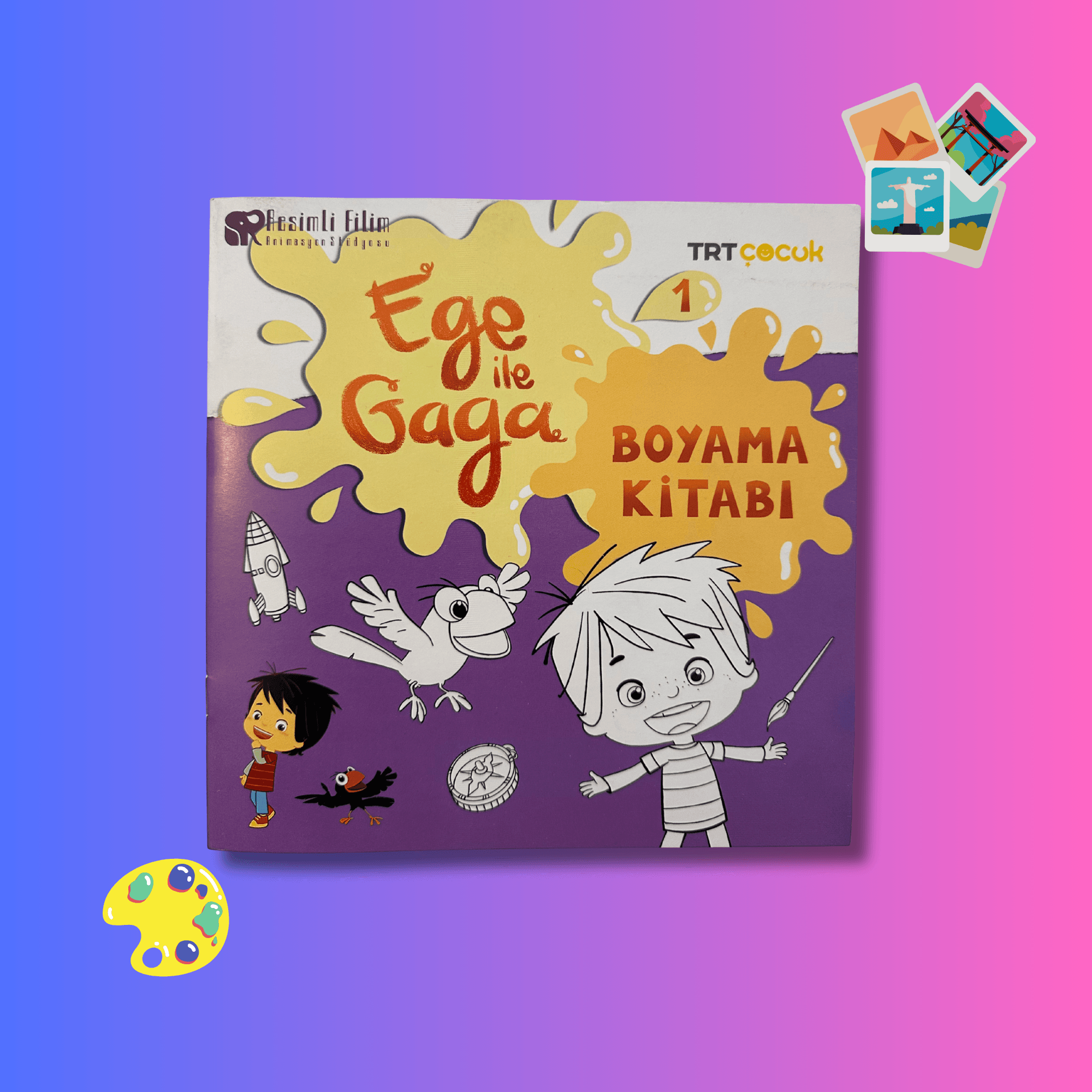 EGE İLE GAGA 4'LÜ BOYAMA SETİ