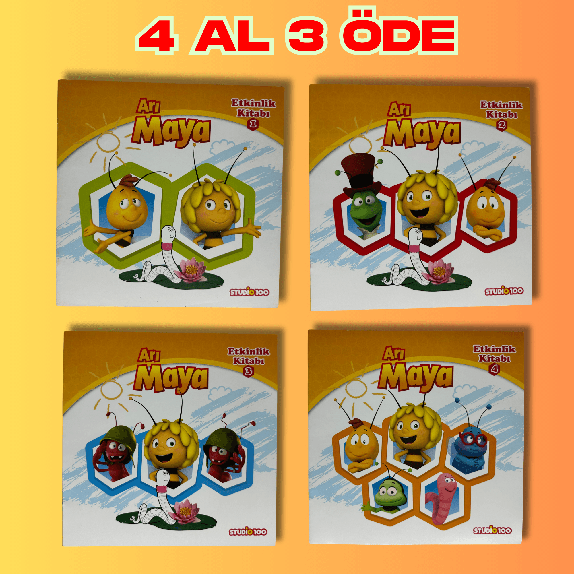 ARI MAYA ETKİNLİK KİTABI 1-2-3-4
