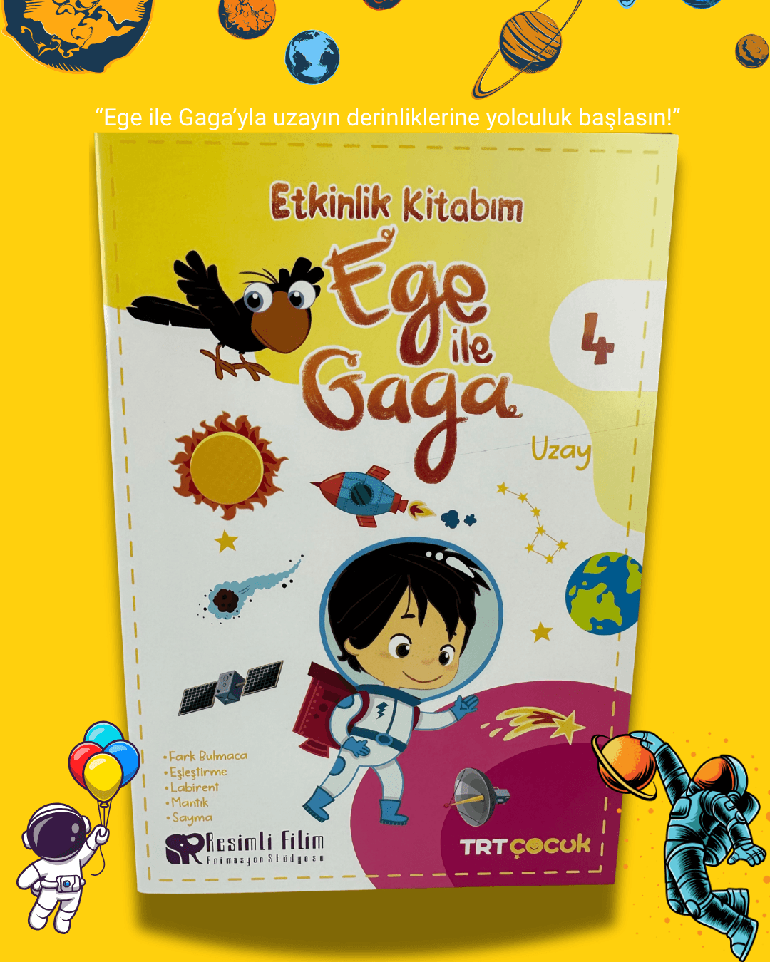 Ege ile Gaga 4’lü Etkinlik Kitabı Seti