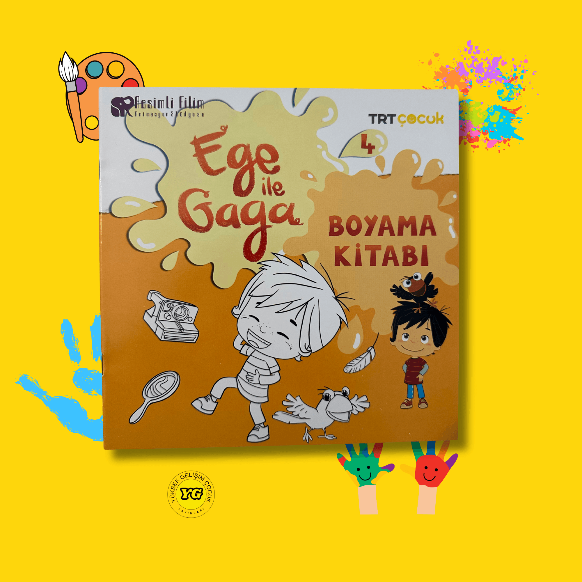 EGE İLE GAGA 4'LÜ BOYAMA SETİ
