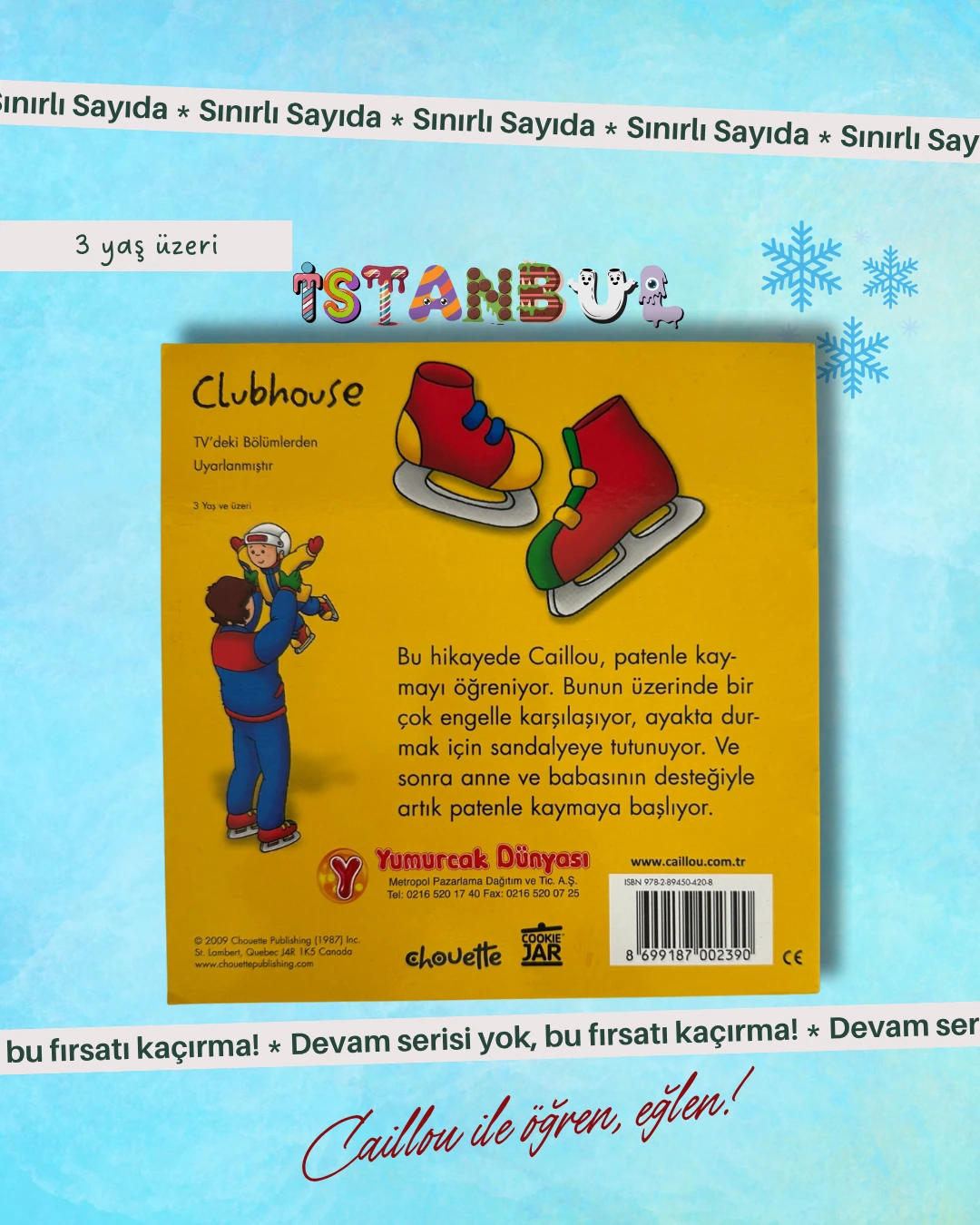 Caillou’nun En Tatlı 3 Macerası Tek Set’te!