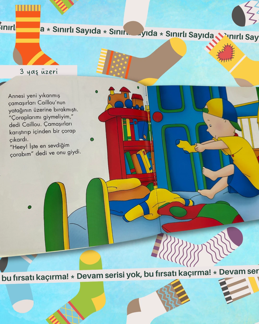 Caillou’nun En Tatlı 3 Macerası Tek Set’te!