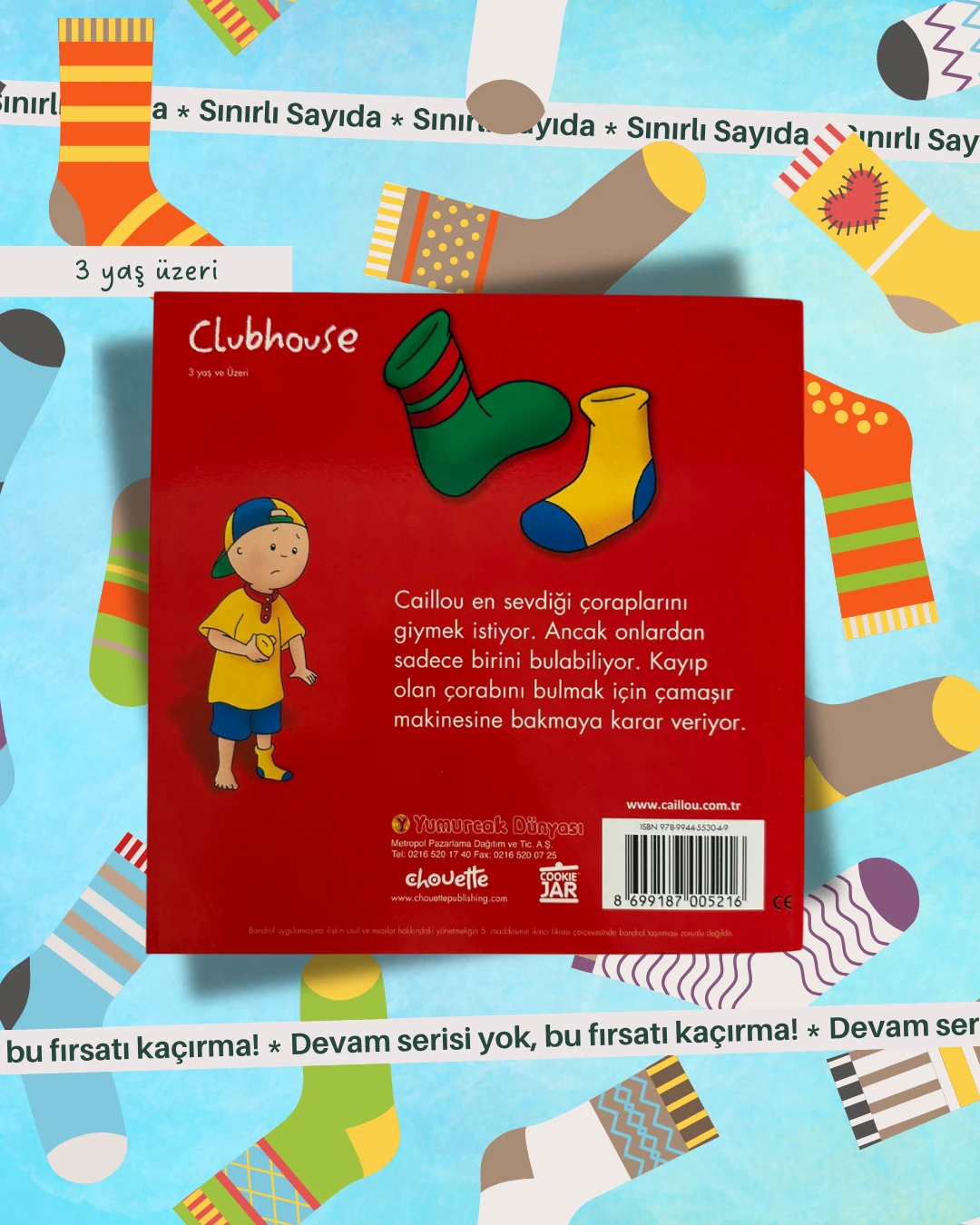 Caillou’nun En Tatlı 3 Macerası Tek Set’te!