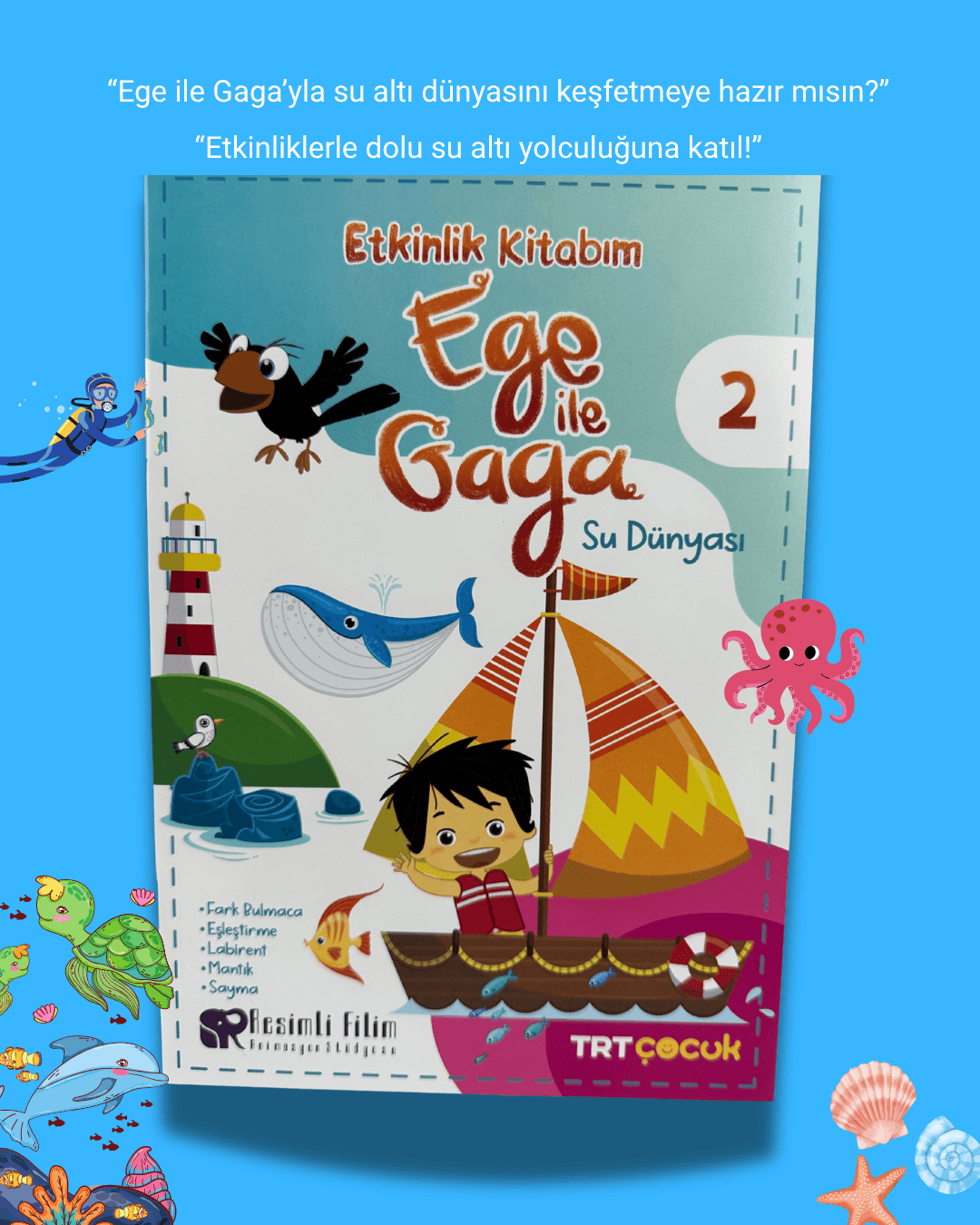Ege ile Gaga 4’lü Etkinlik Kitabı Seti