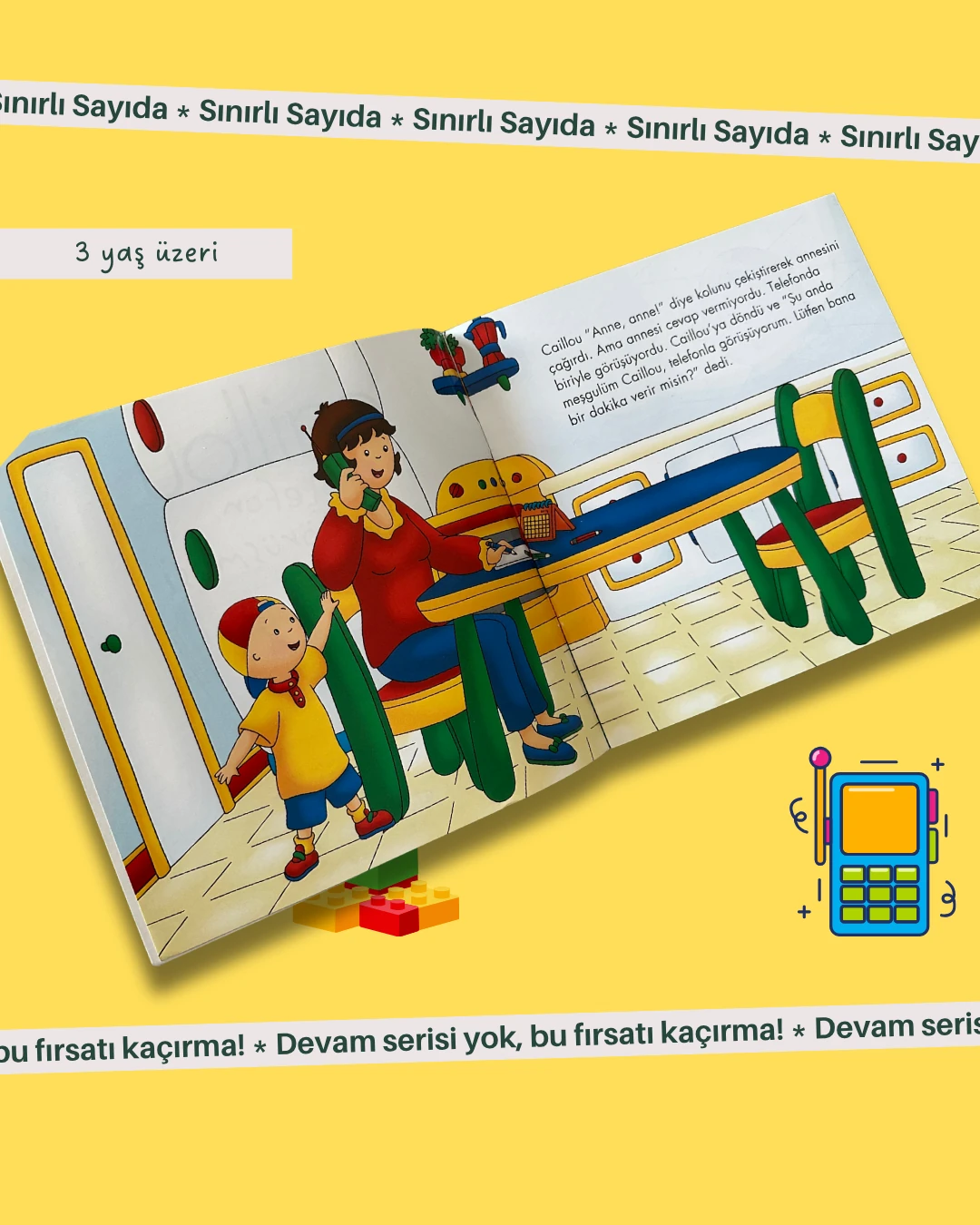 Caillou Telefon Görüşmesi – Doğru iletişimi ve sabrı öğreniyor.