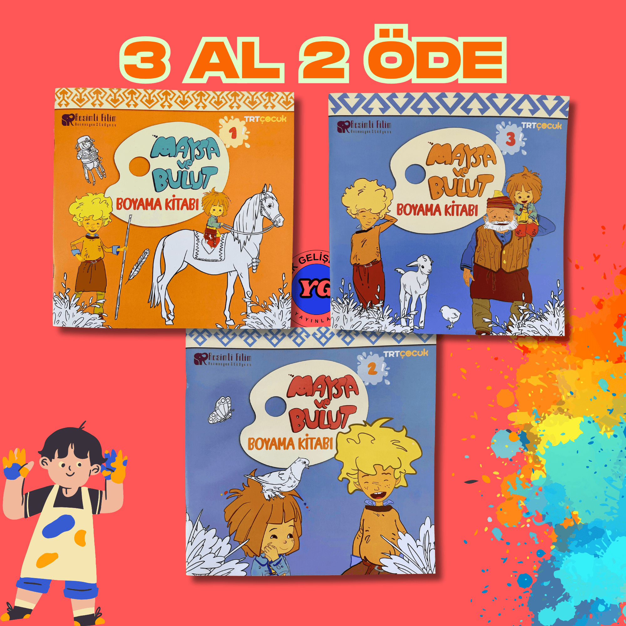 MAYSA VE BULUT 3'LÜ SET 1-2-3