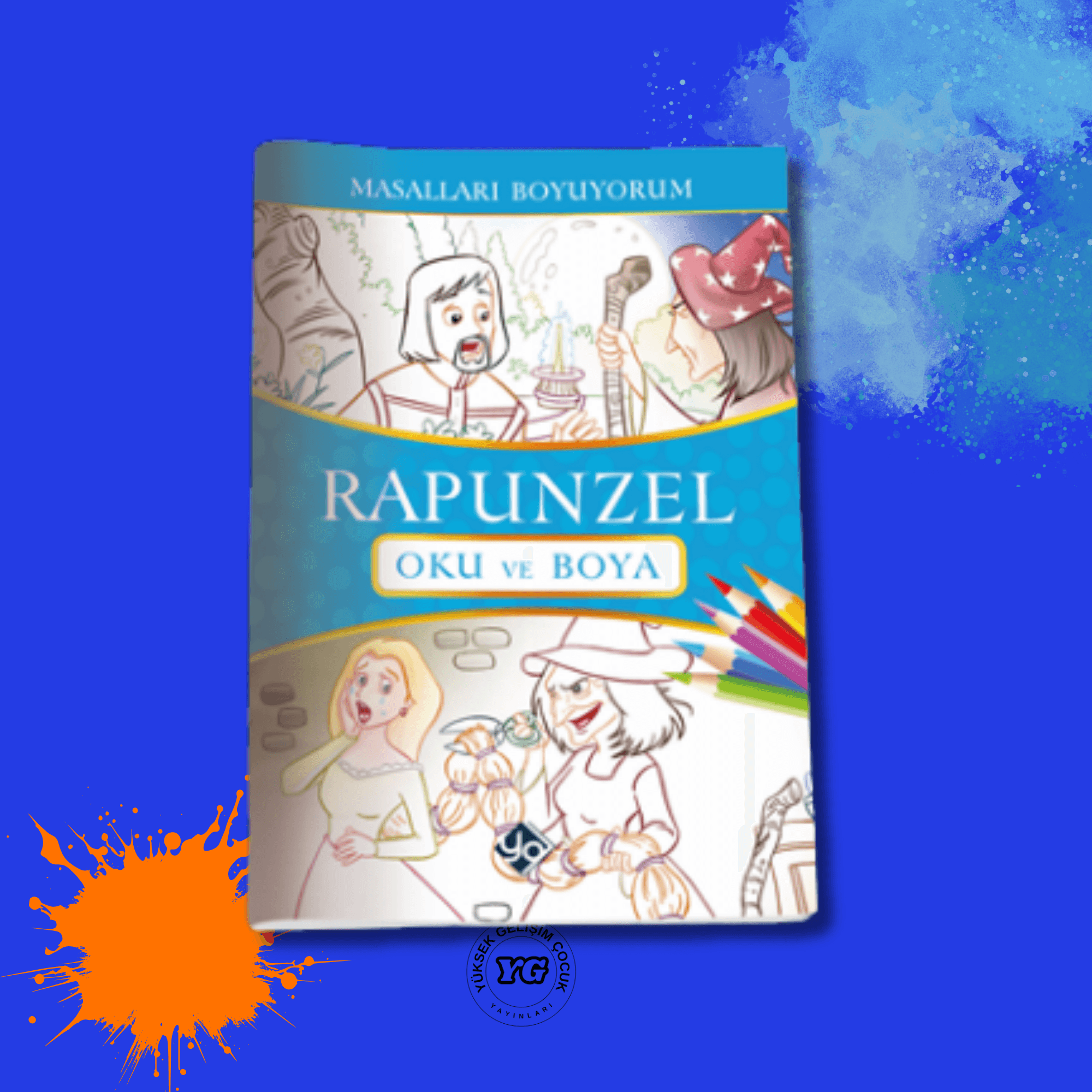 MASALLARI BOYUYORUM RAPUNZEL KİTABI 