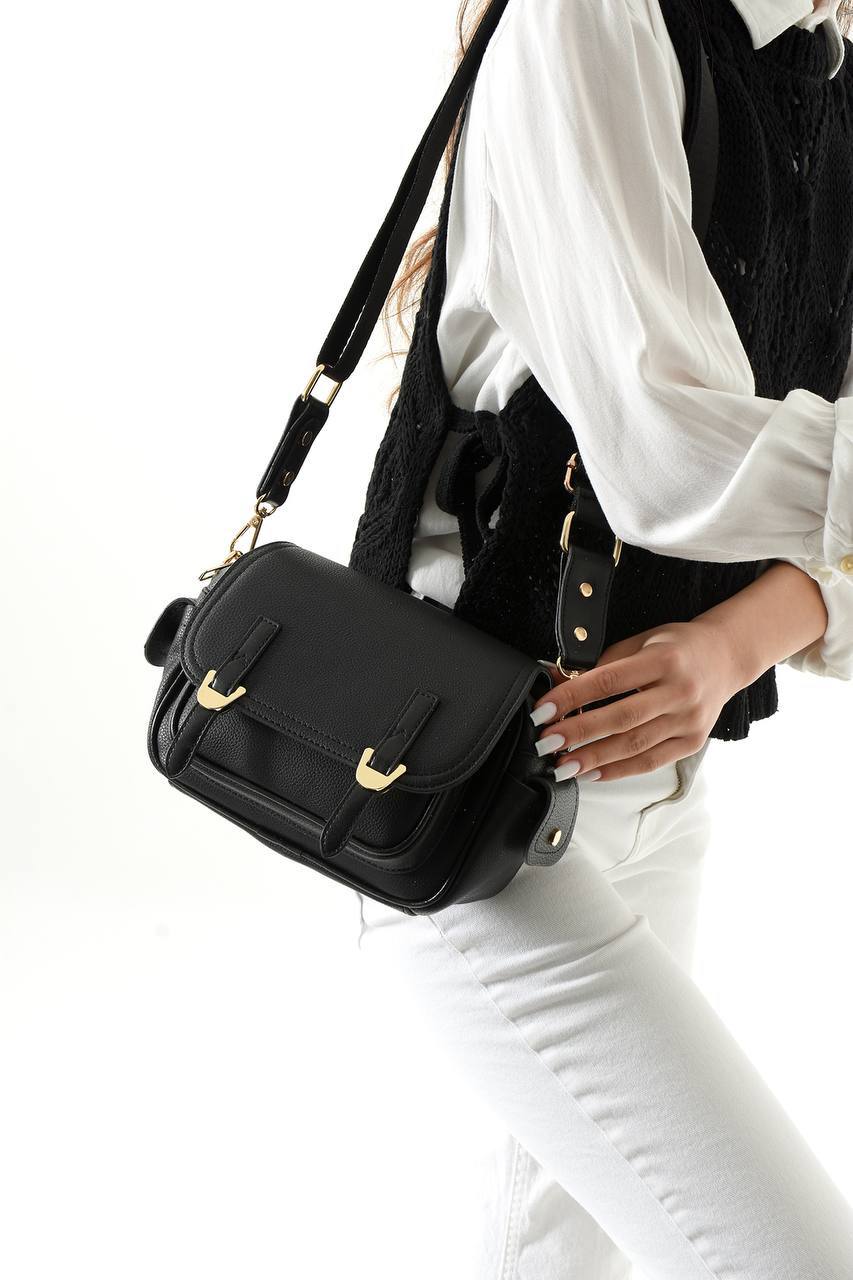 5 BÖLMELİ KADIN OMUZ ÇANTASI 701 - Siyah